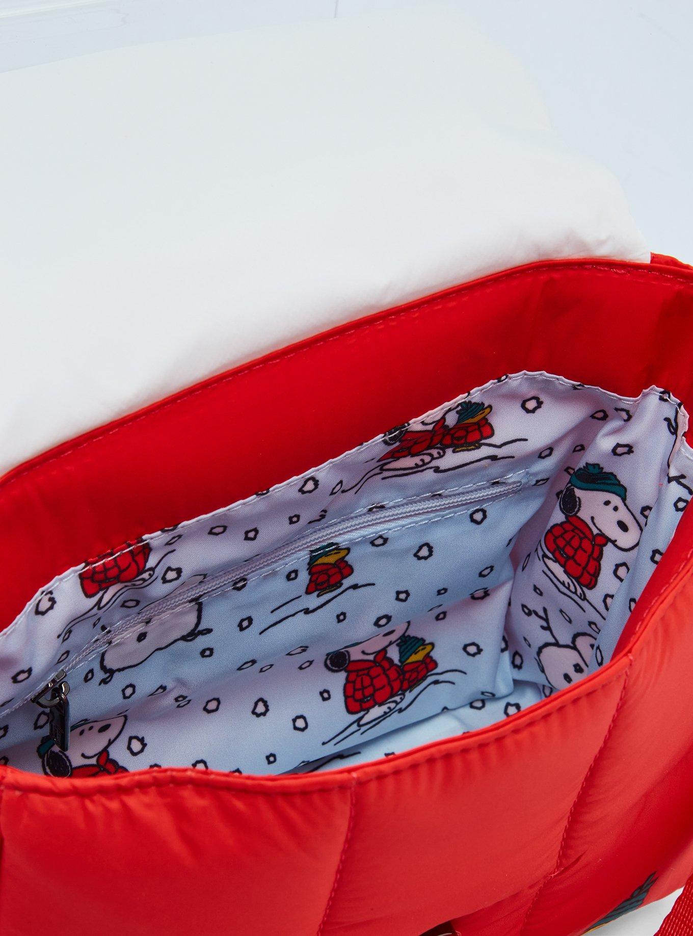 Loungefly Peanuts Snoopy Woodstock Puffer Crossbody Bag, , alternate
