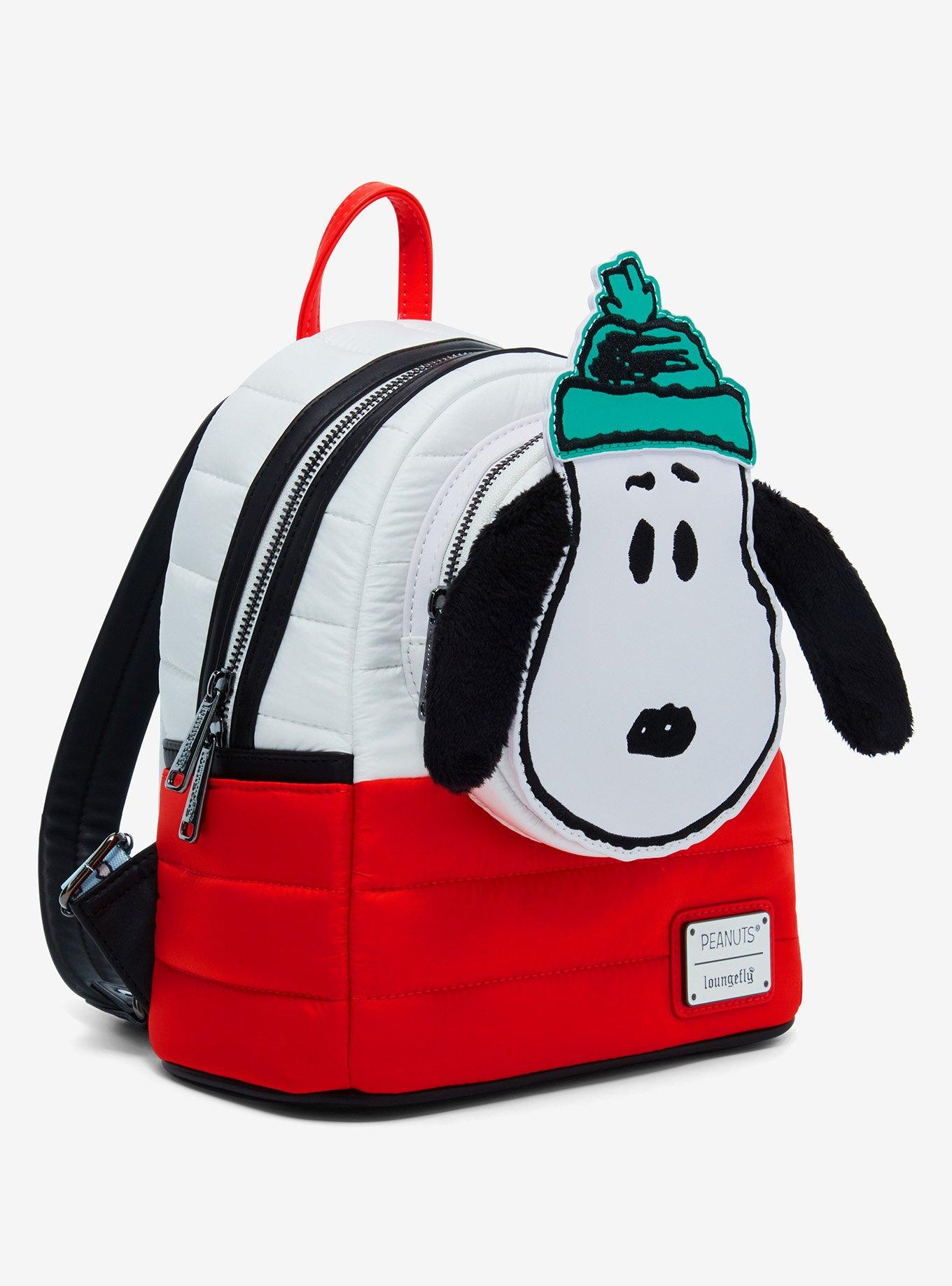 Loungefly Peanuts Snoopy Puffer Mini Backpack