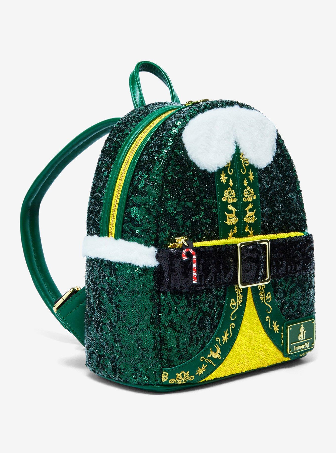 Loungefly Elf Sequin Mini Backpack, , hi-res