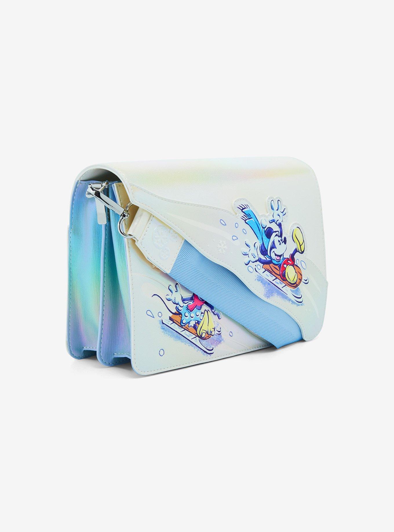 Loungefly Disney Mickey Mouse And Friends Winter Wonderland Crossbody Bag, , alternate