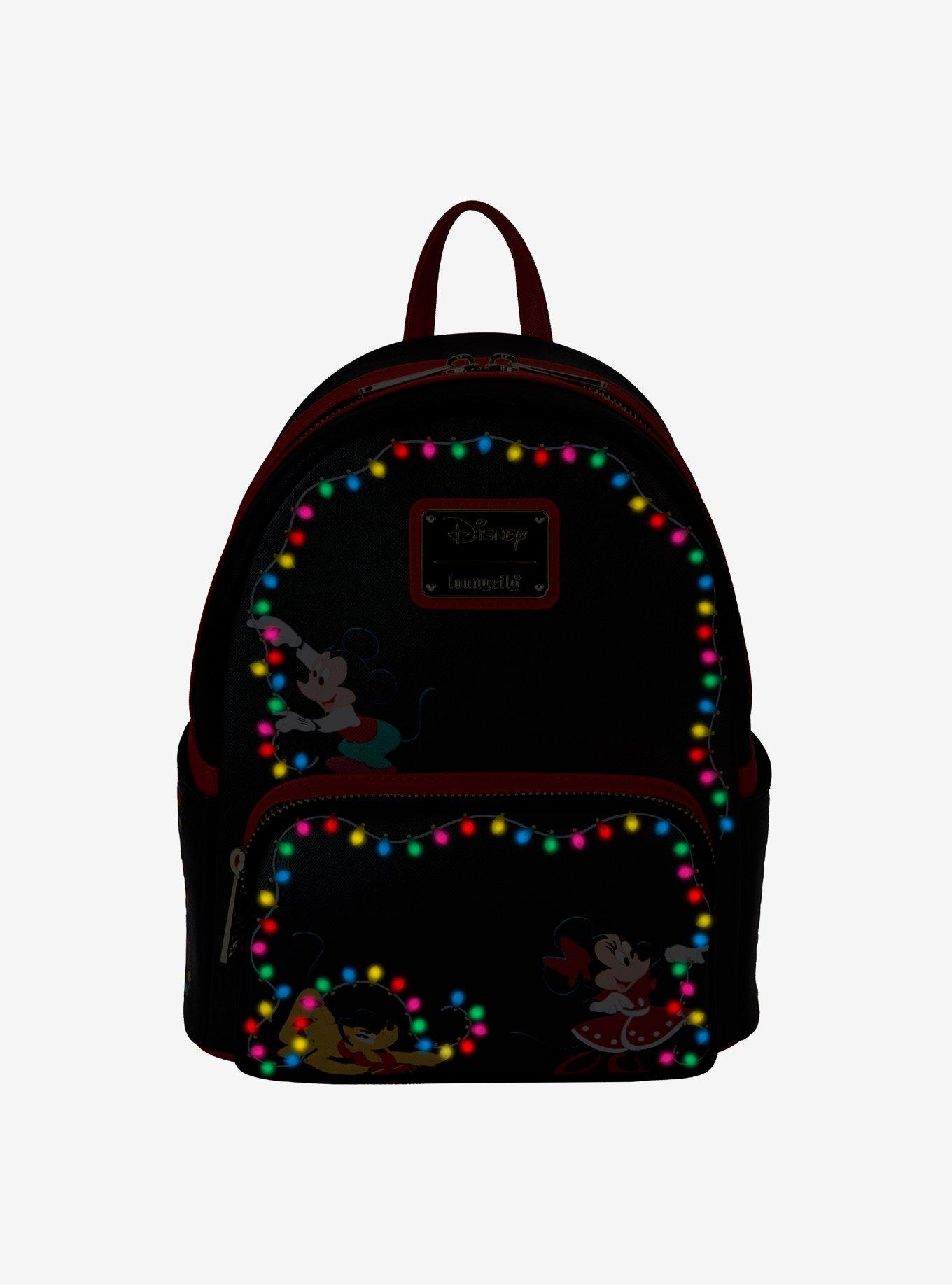 Loungefly Mickey Mouse & Friends Holiday Lights Light-Up  display picture 3