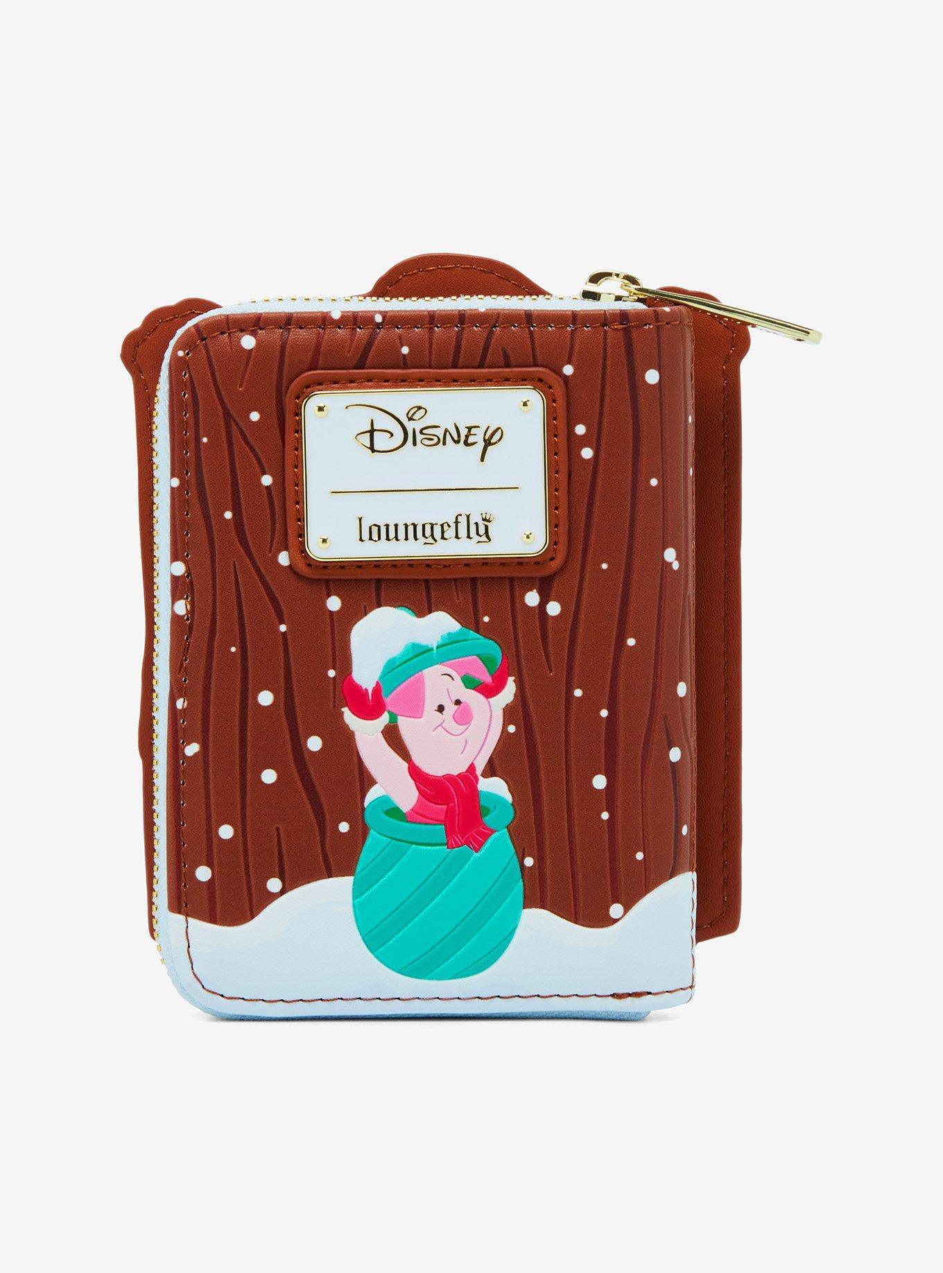 Loungefly Disney Winnie The Pooh Holiday Glow-In-The-Dark Mini Zipper Wallet, , alternate