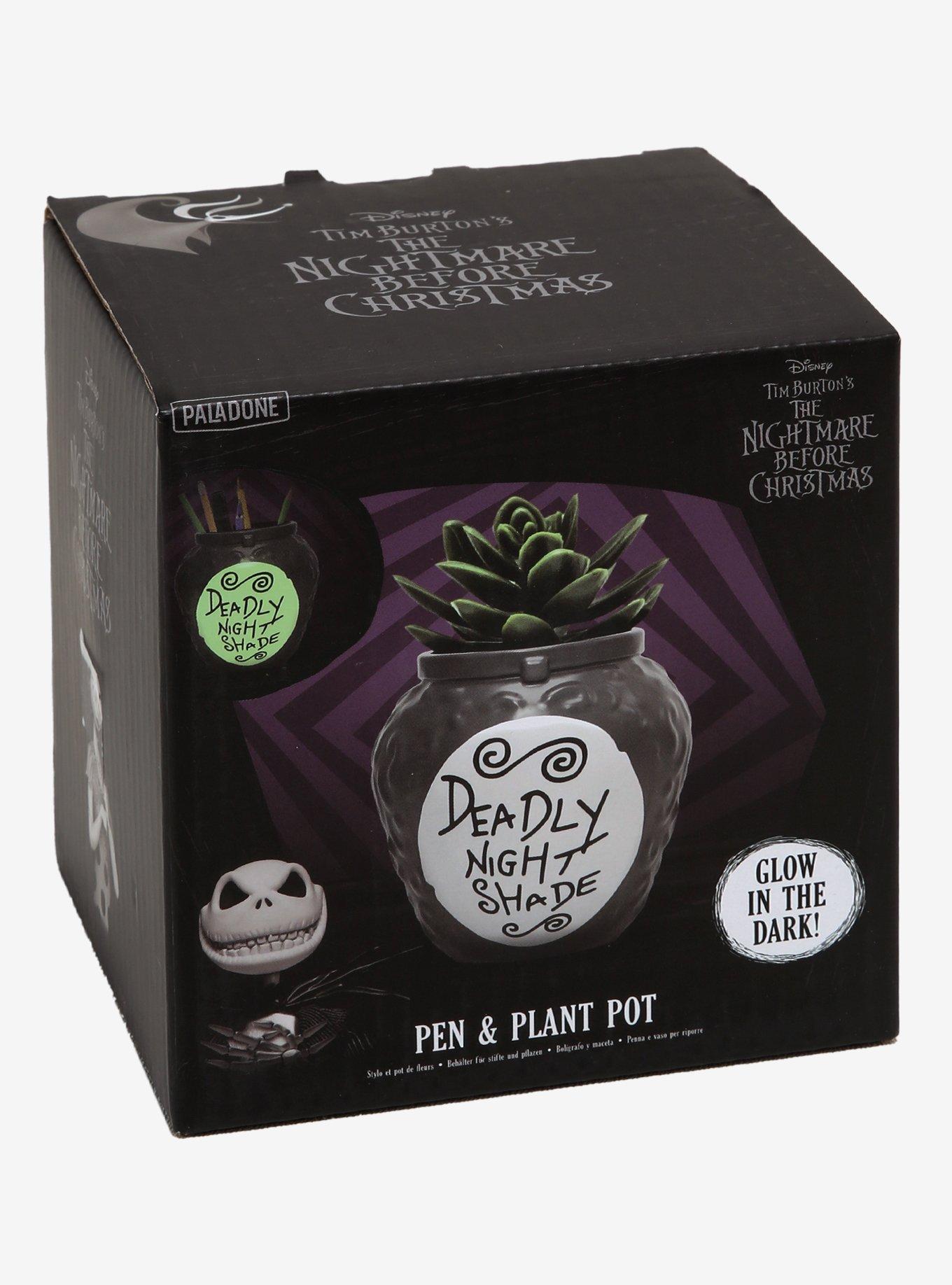 The Nightmare Before Christmas Deadly Nightshade Glow-In-The-Dark Pen & Plant Pot, , alternate