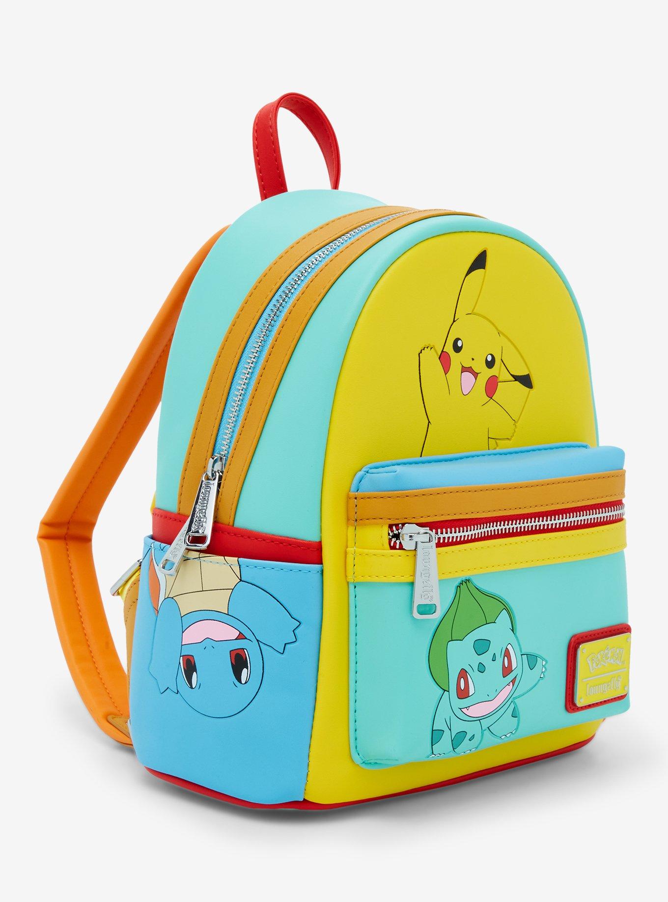 Loungefly Pokemon Pikachu & Friends Color-Block Mini Backpack, , alternate