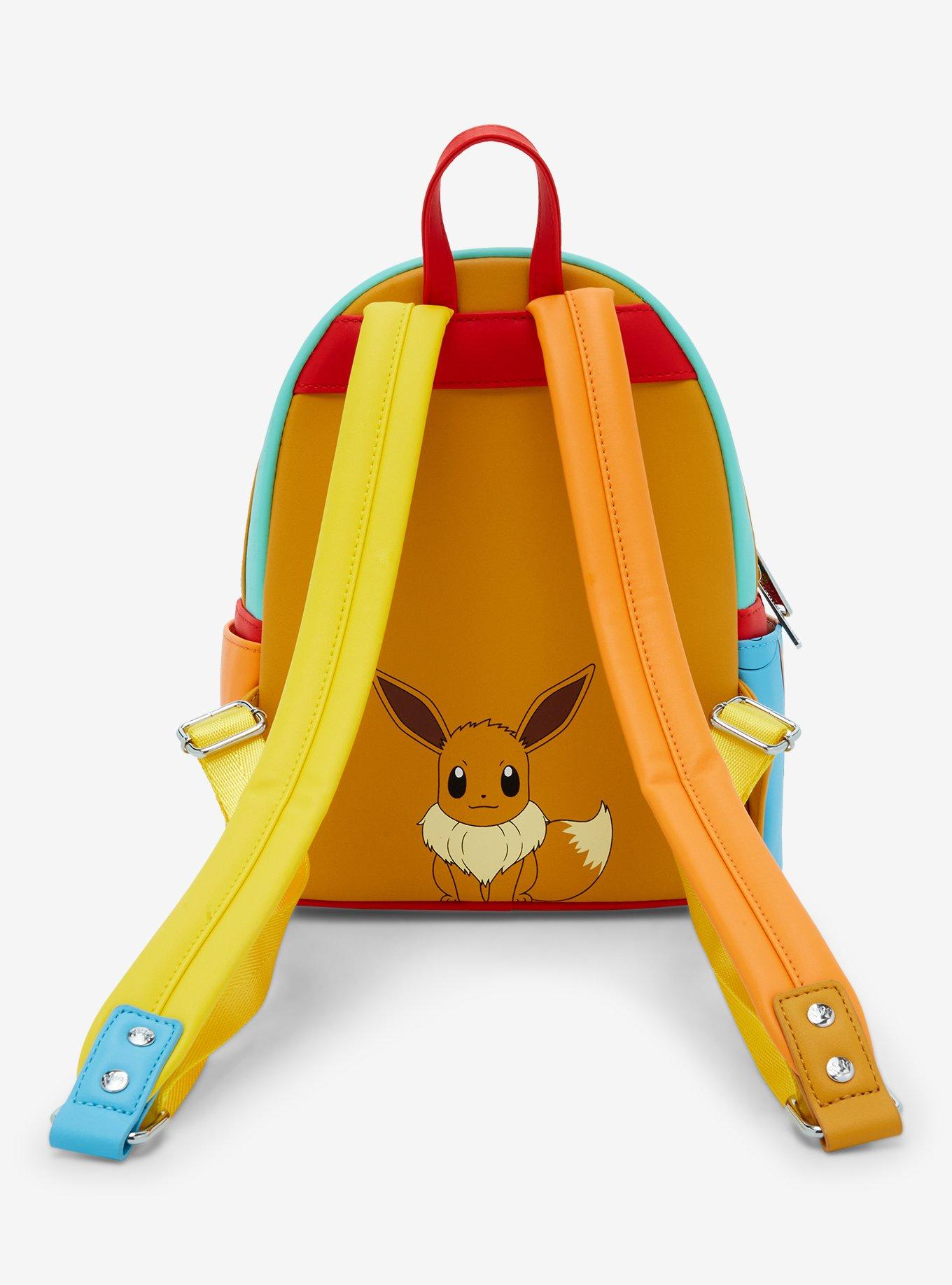 Loungefly Pokemon Pikachu & Friends Color-Block Mini Backpack, , alternate