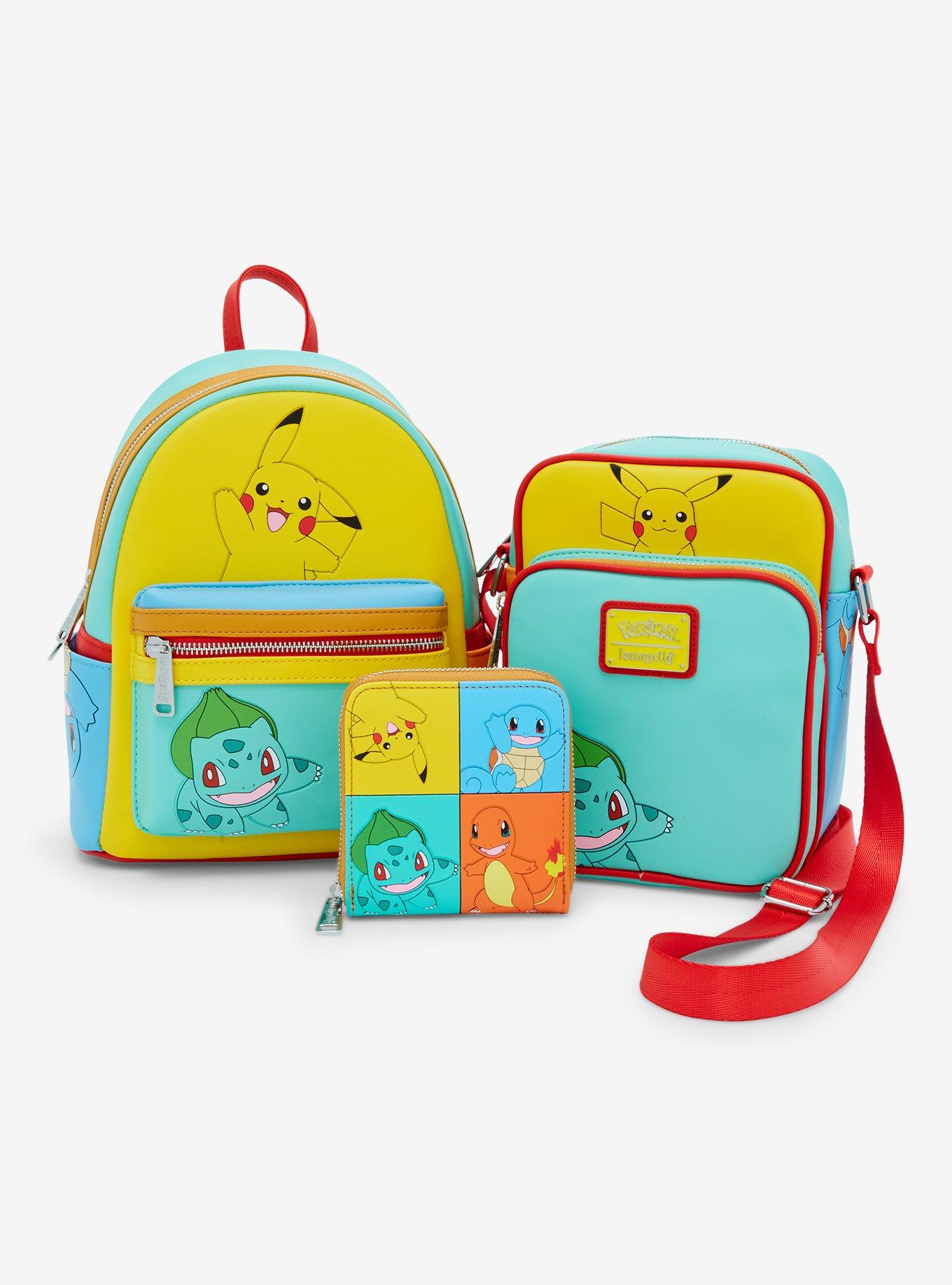 Loungefly Pokemon Pikachu & Friends Color-Block Mini Backpack, , alternate