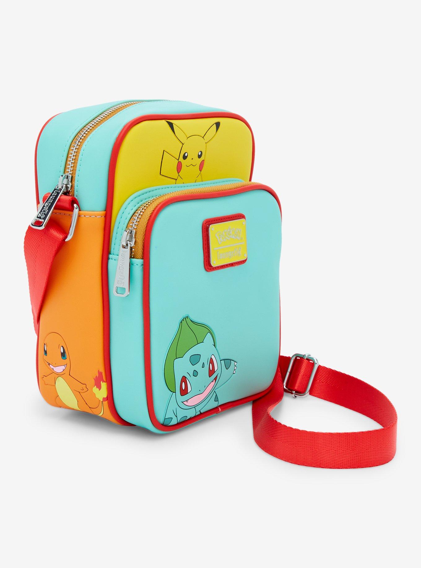 Loungefly Pokemon Pikachu & Friends Color-Block Athletic Crossbody Bag, , hi-res