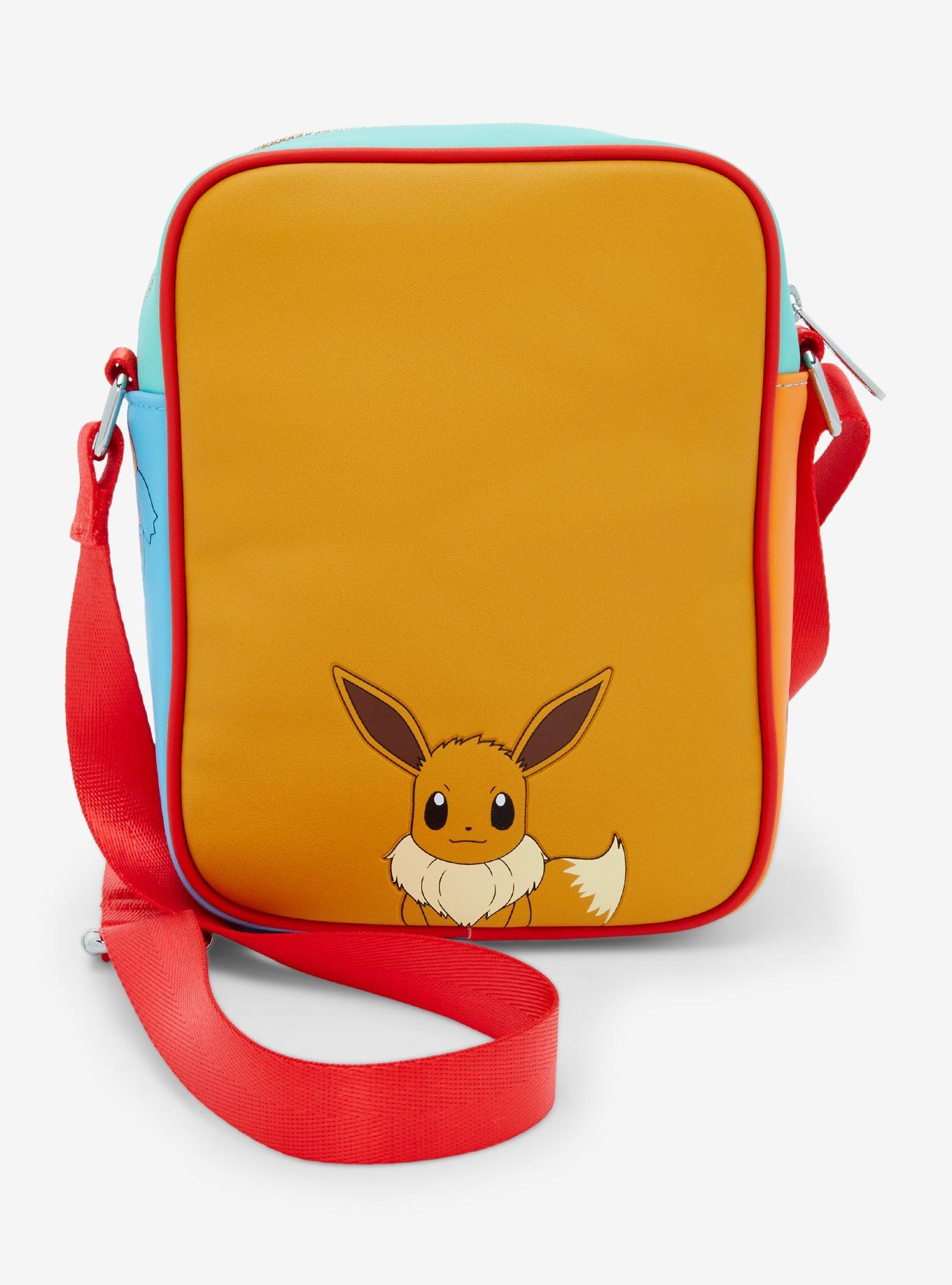 Loungefly Pokemon Pikachu & Friends Color-Block Athletic Crossbody Bag, , alternate