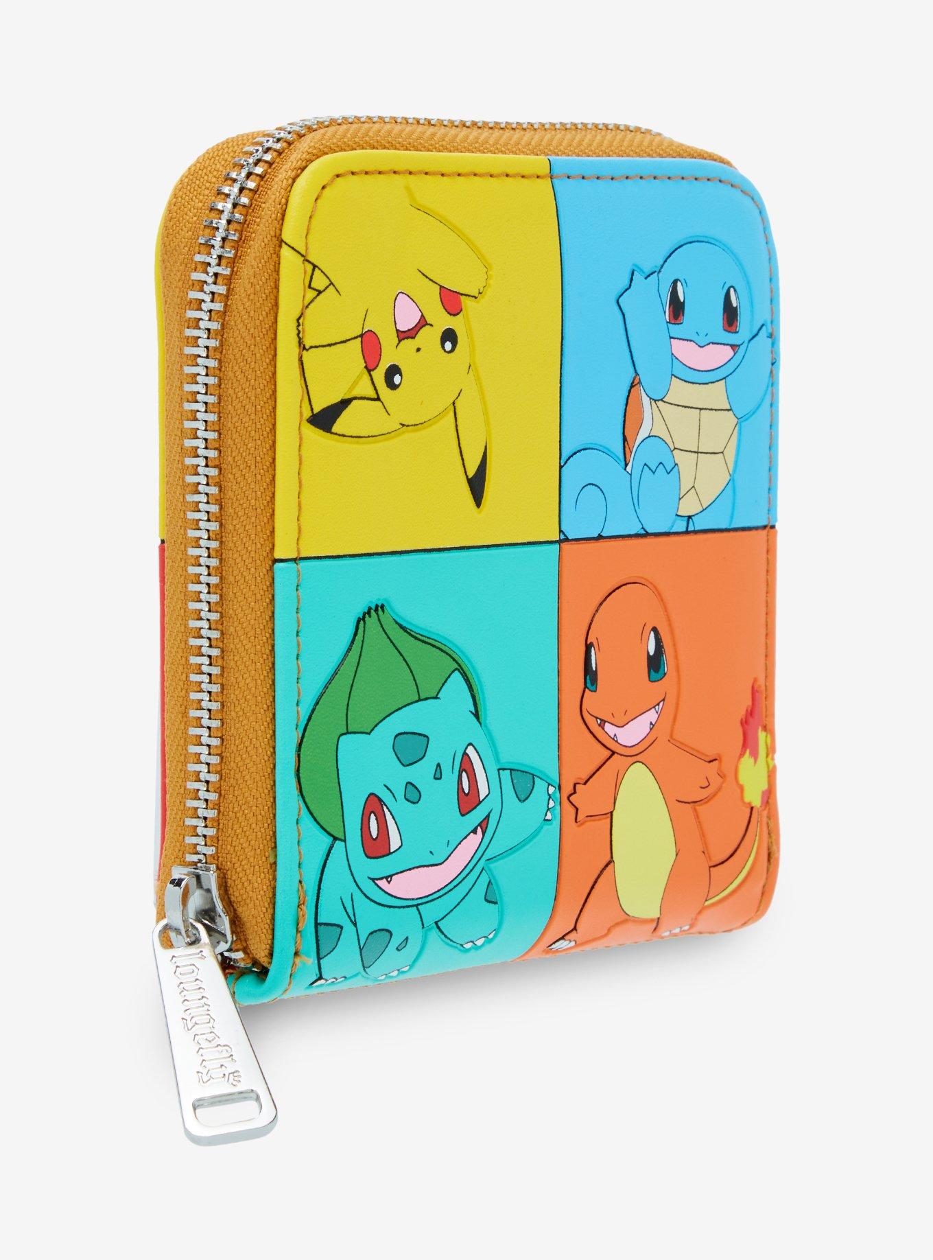 Loungefly Pokemon Pikachu & Friends Color-Block Mini Zipper Wallet, , alternate - view 2