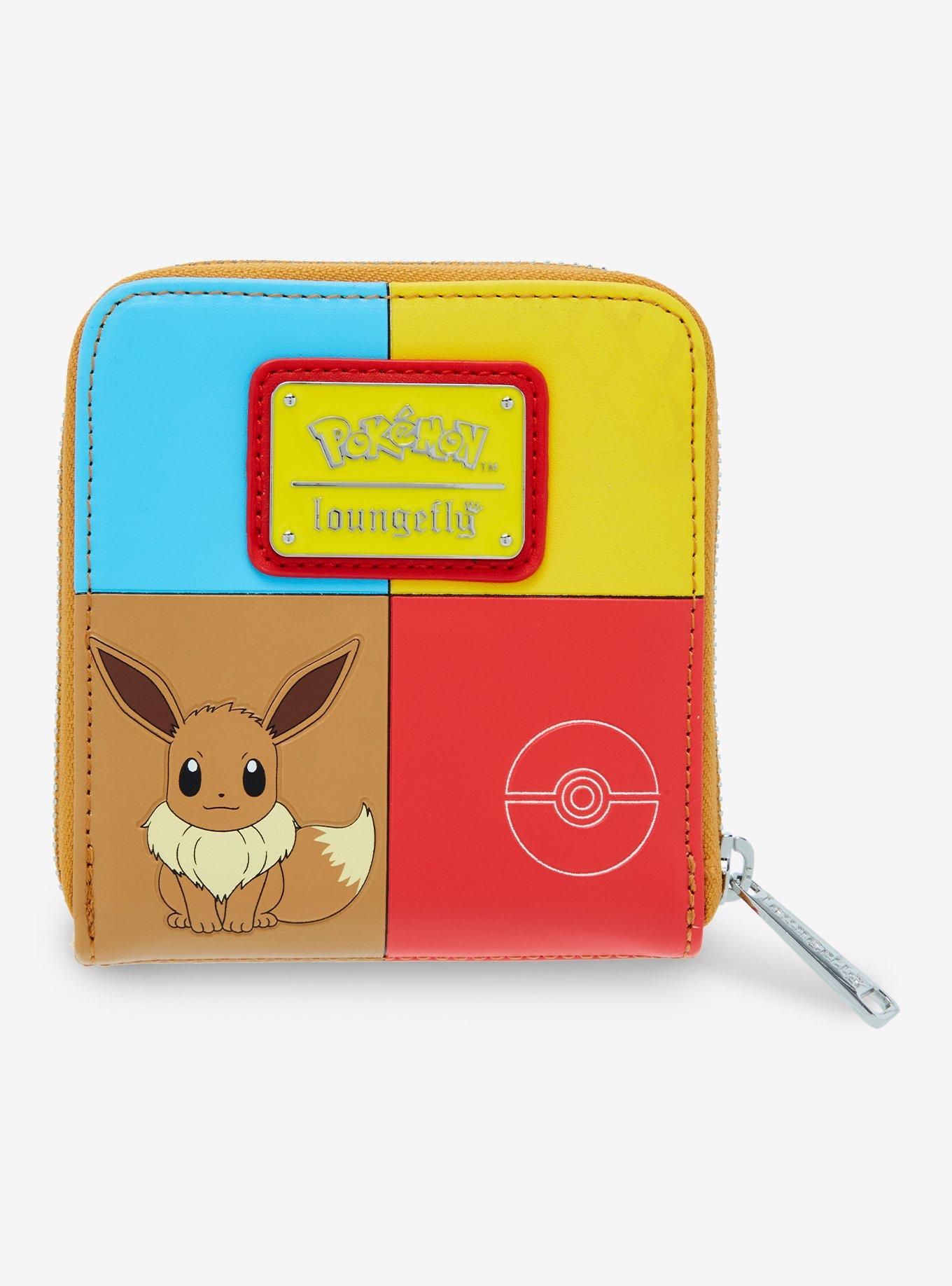 Loungefly Pokemon Pikachu & Friends Color-Block Mini Zipper Wallet, , alternate - view 3