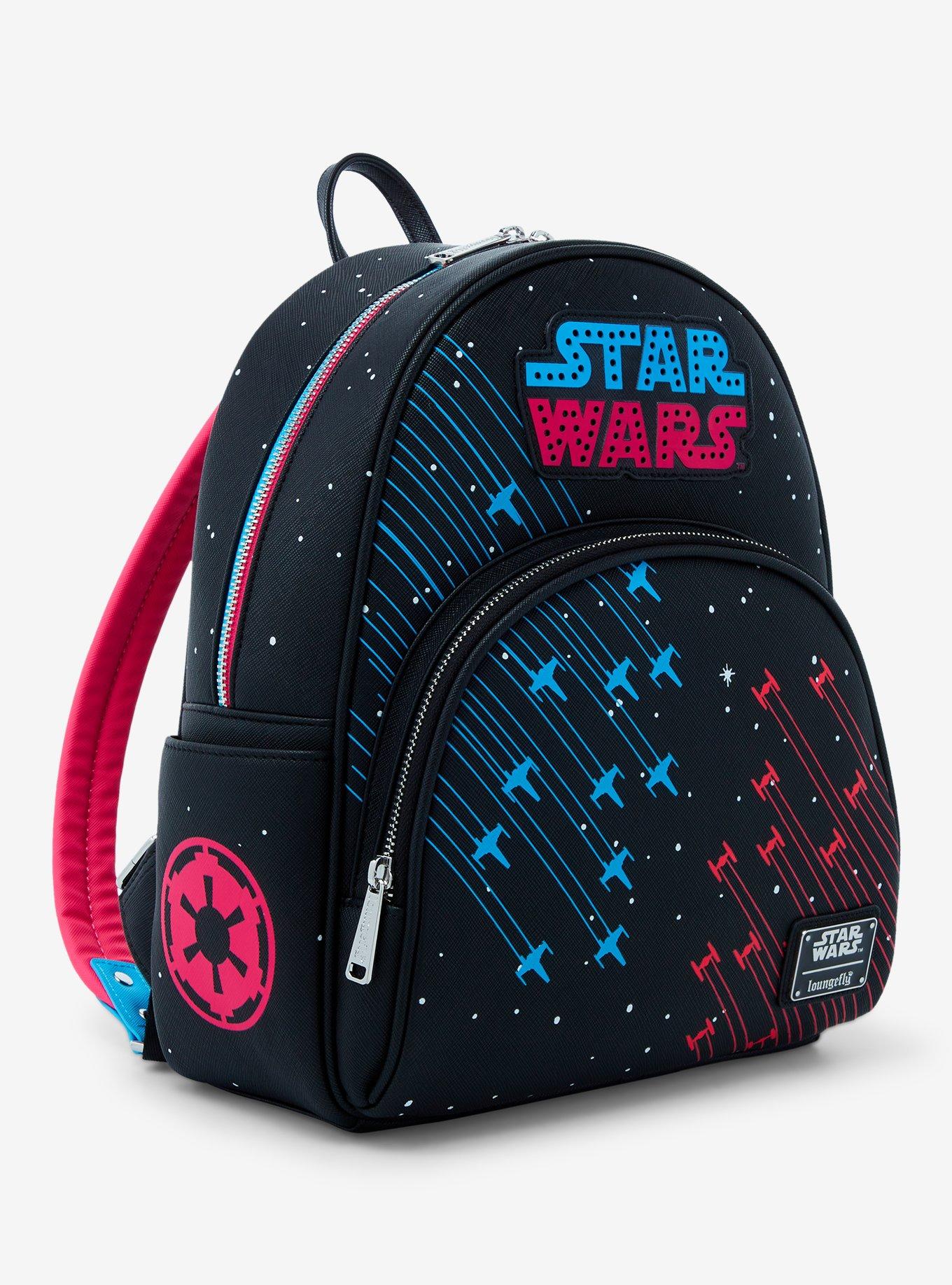 Loungefly Star Wars Spaceships Light-Up Mini Backpack, , alternate