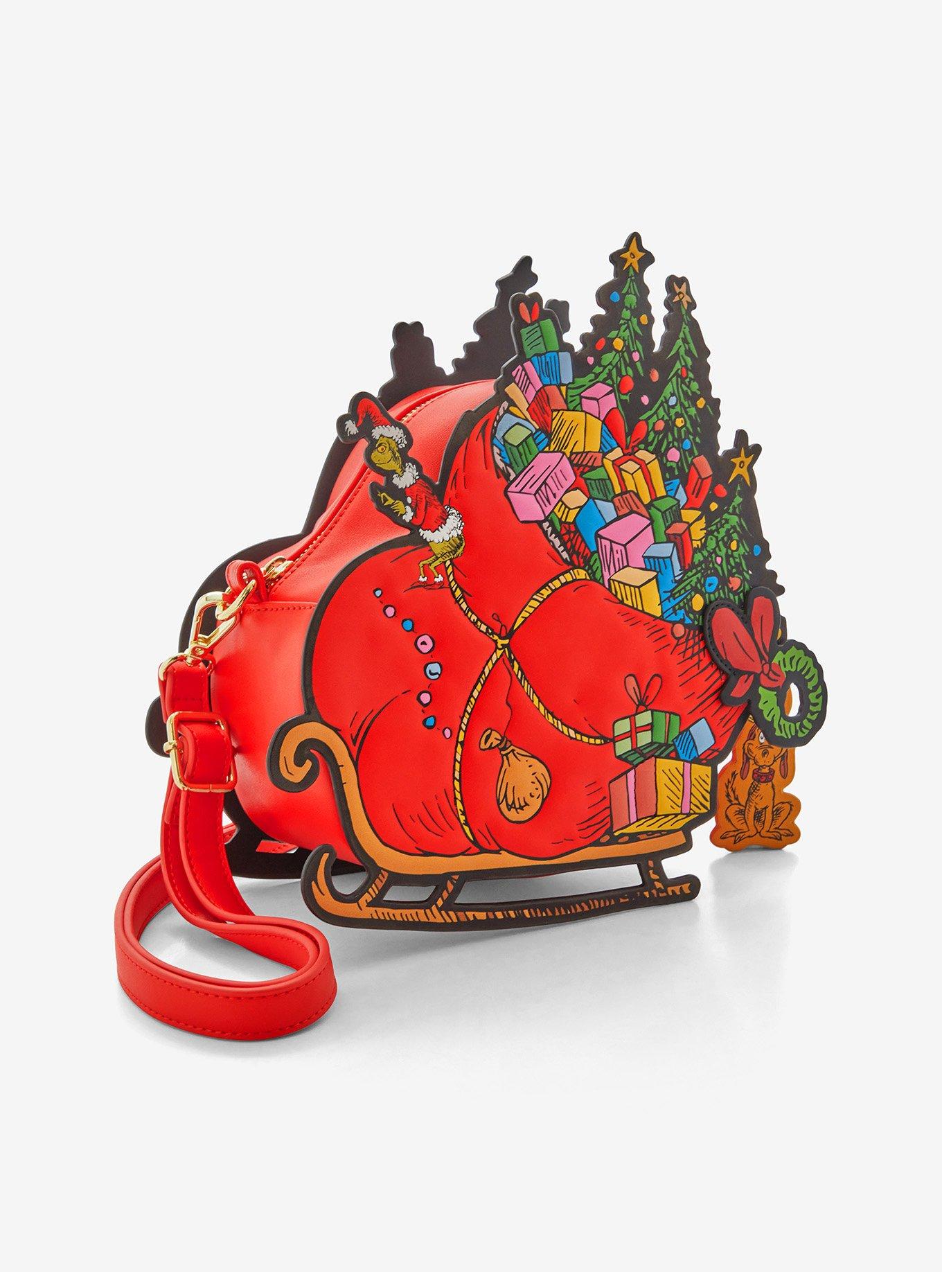 Loungefly How The Grinch Stole Christmas! Sleigh Crossbody Bag, , alternate