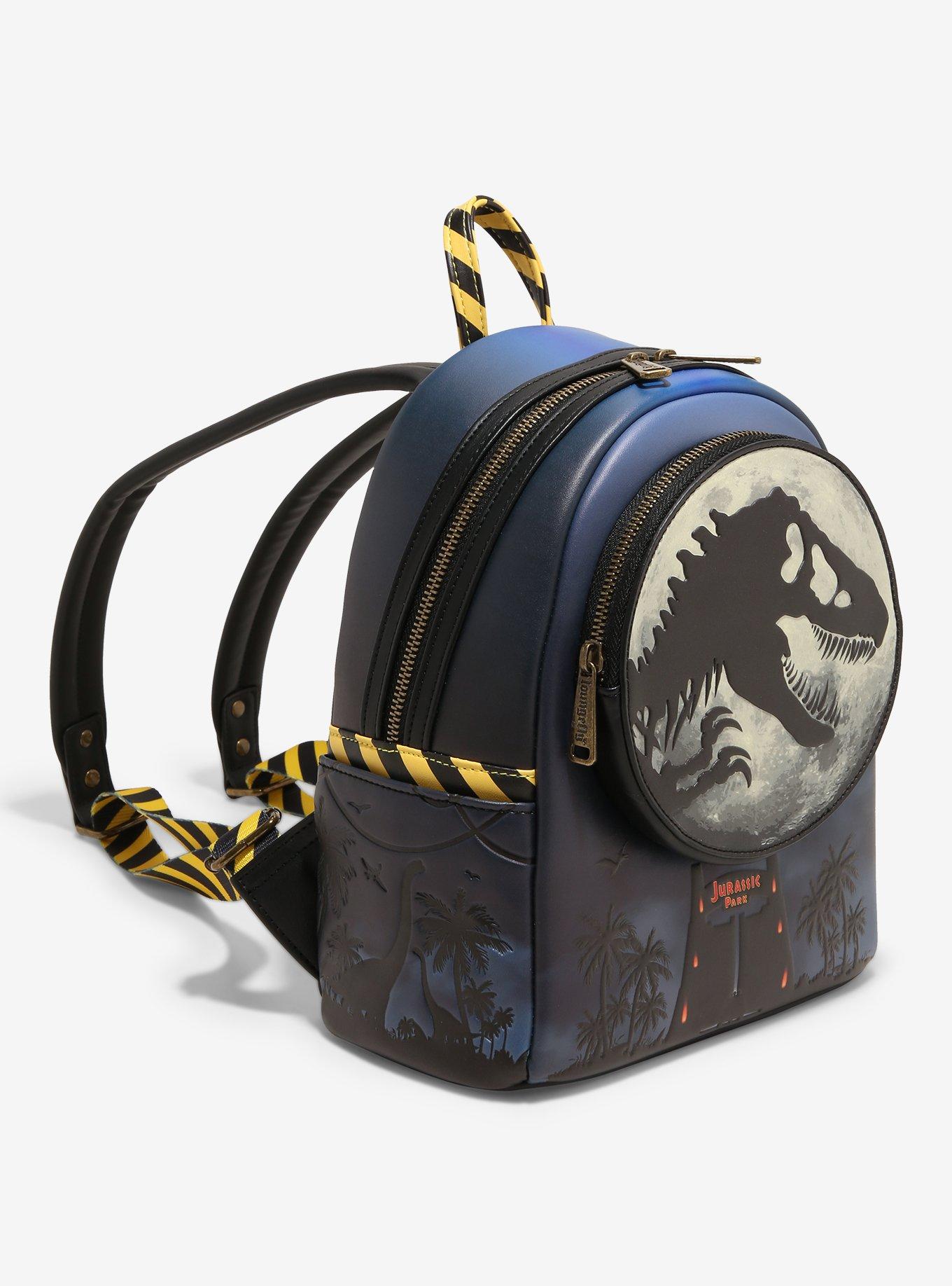 Loungefly Jurassic Park T.Rex Moon Glow-In-The-Dark Mini Backpack, , alternate