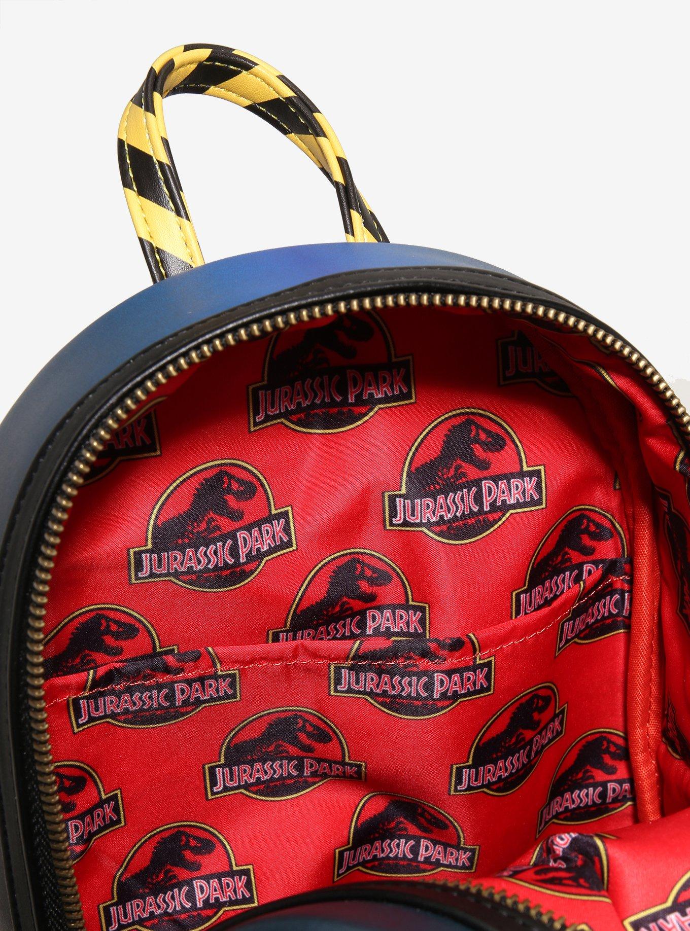 Loungefly Jurassic Park T.Rex Moon Glow-In-The-Dark Mini Backpack, , alternate