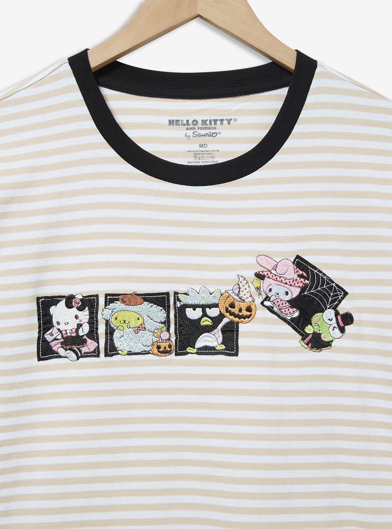 Sanrio Hello Kitty and Friends Halloween Striped Women's T-Shirt — BoxLunch Exclusive, , hi-res