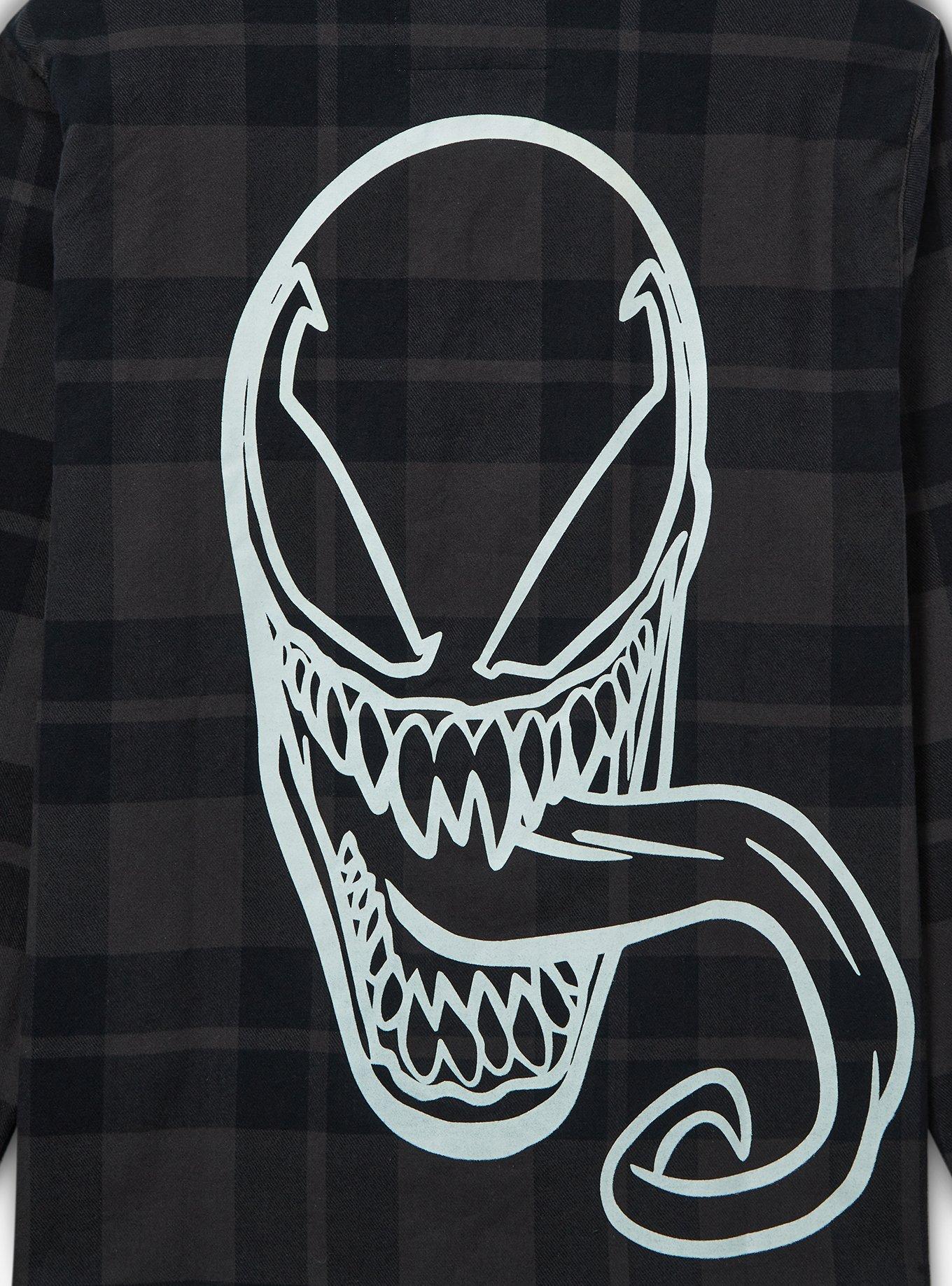 Cakeworthy Marvel Venom Flannel, PLAID, alternate