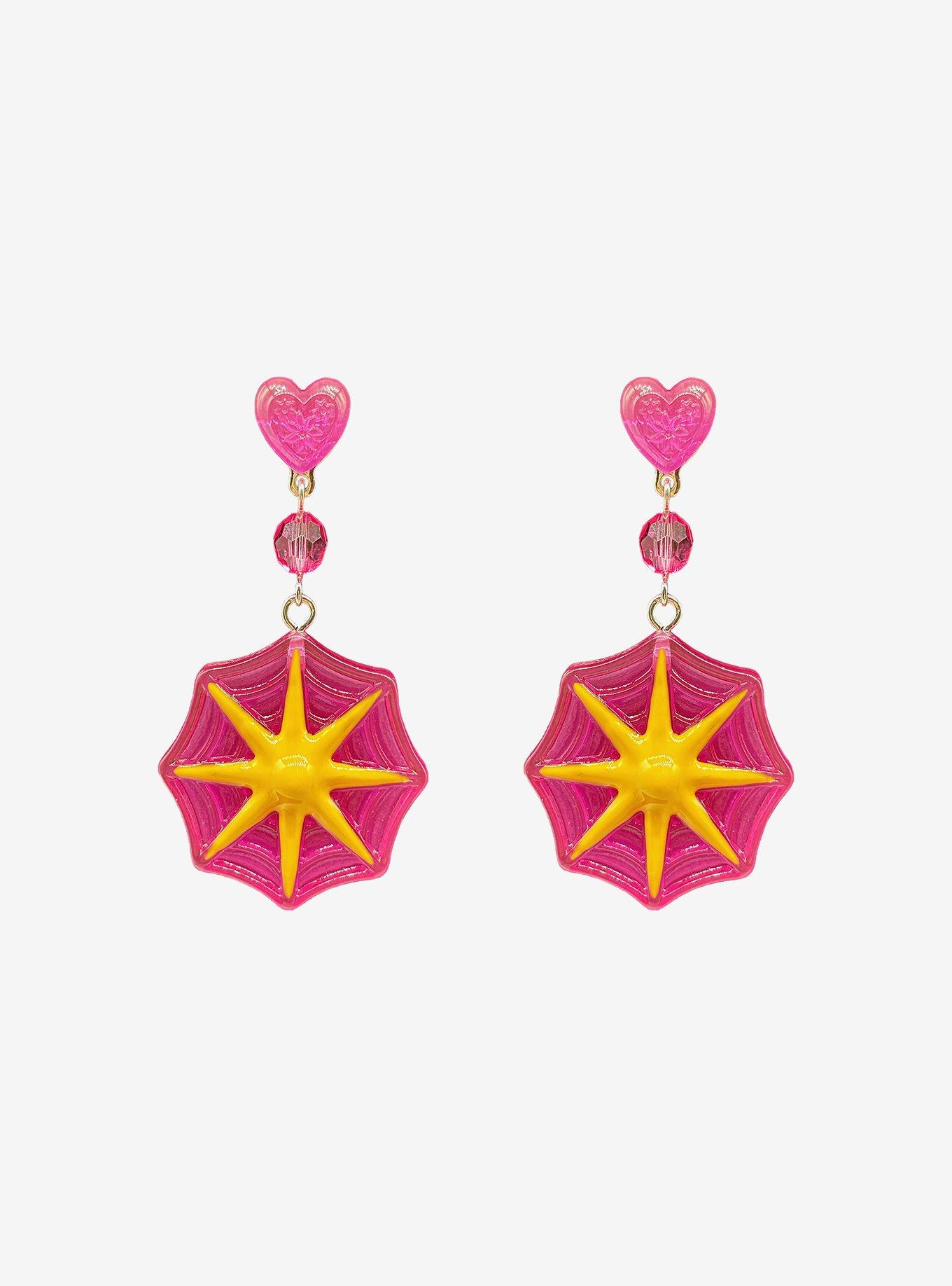 Monster High Draculaura Web Drop Earrings, , alternate