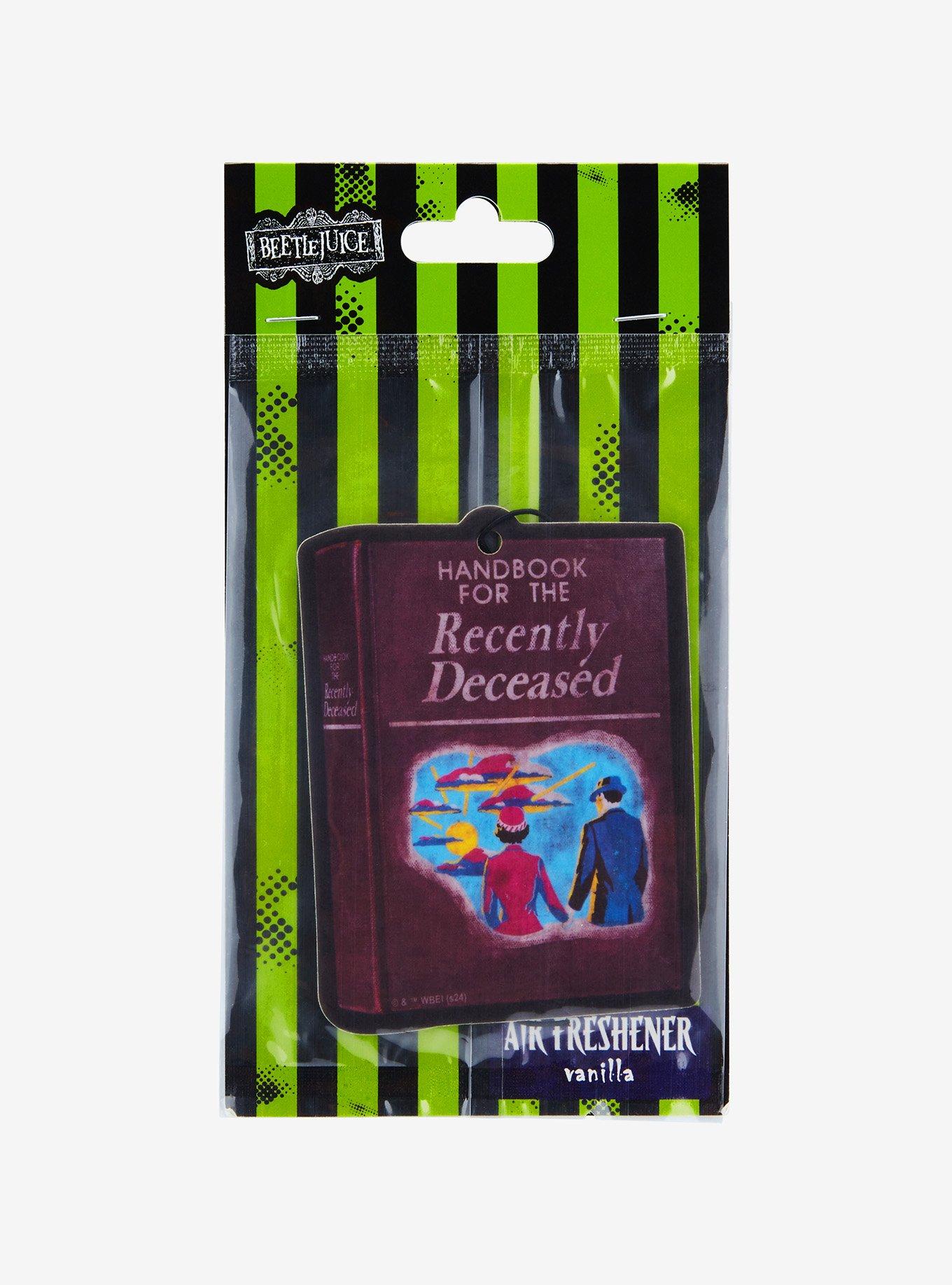 Beetlejuice Handbook For The Recently Deceased Vanilla Scented Air Freshener - BoxLunch Exclusive, , alternate