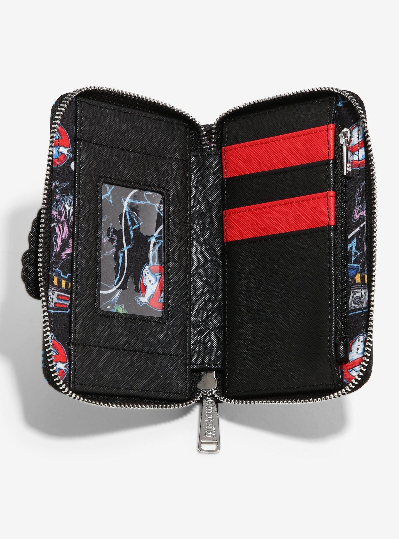 Loungefly Ghostbusters Ecto-1 Glow-In-The-Dark Zipper Wallet, , alternate