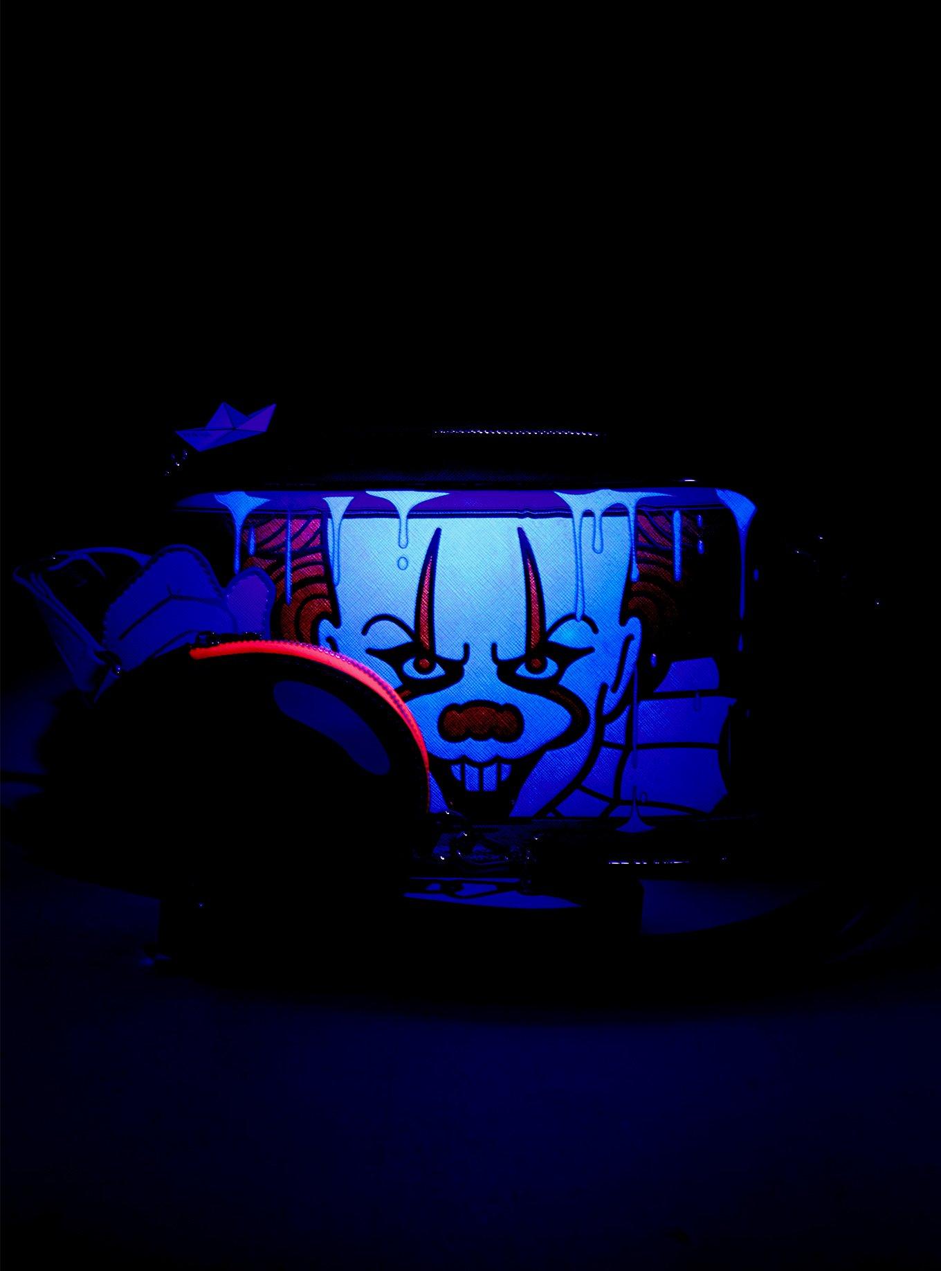Loungefly IT Pennywise Balloon Glow-In-The-Dark Crossbody Bag, , alternate