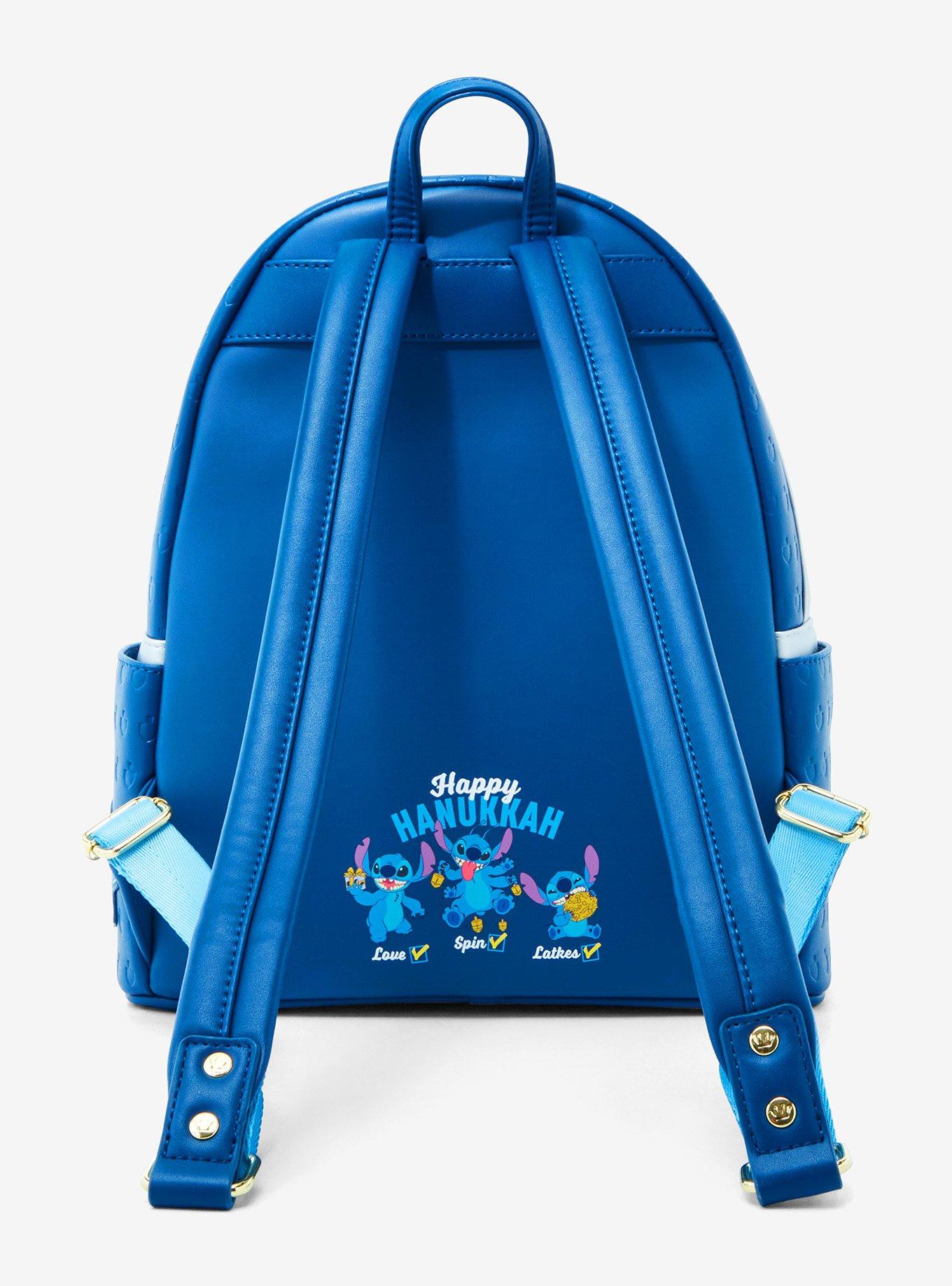 Loungefly Disney Stitch & Scrump Menorah Light-Up Mini Backpack, , alternate