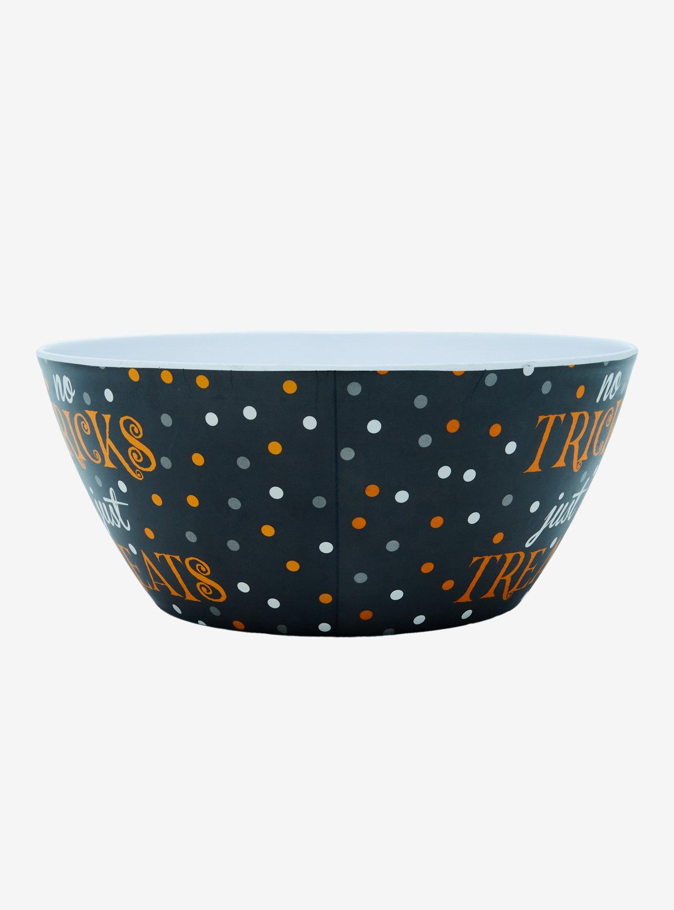No Tricks Just Treats Candy Bowl, , hi-res