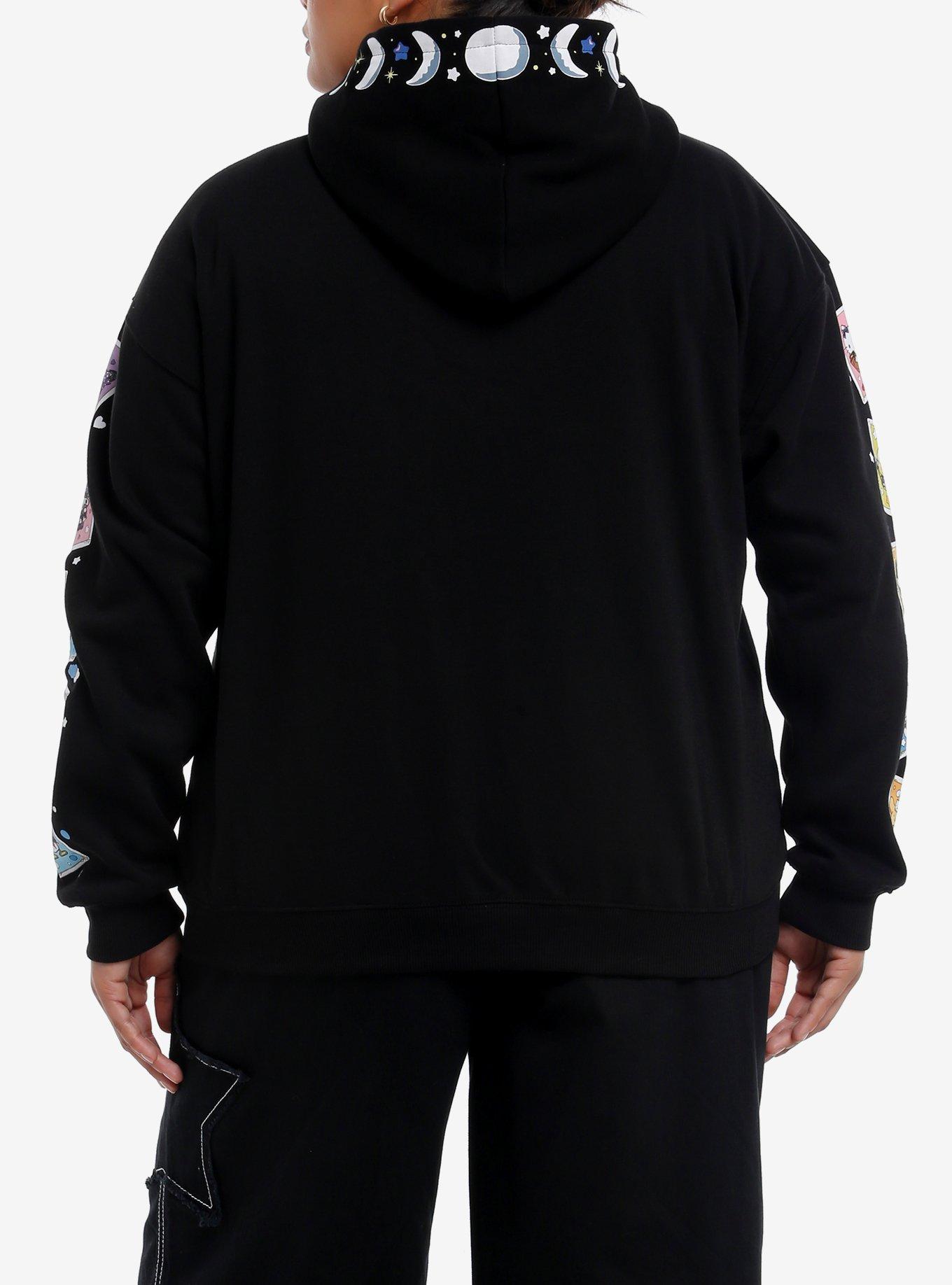 Hello Kitty Magic Card Girls Hoodie Plus Size, MULTI, alternate