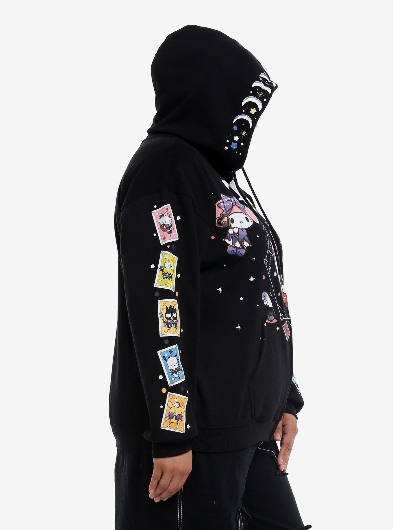 Hello Kitty Magic Card Girls Hoodie Plus Size, MULTI, alternate