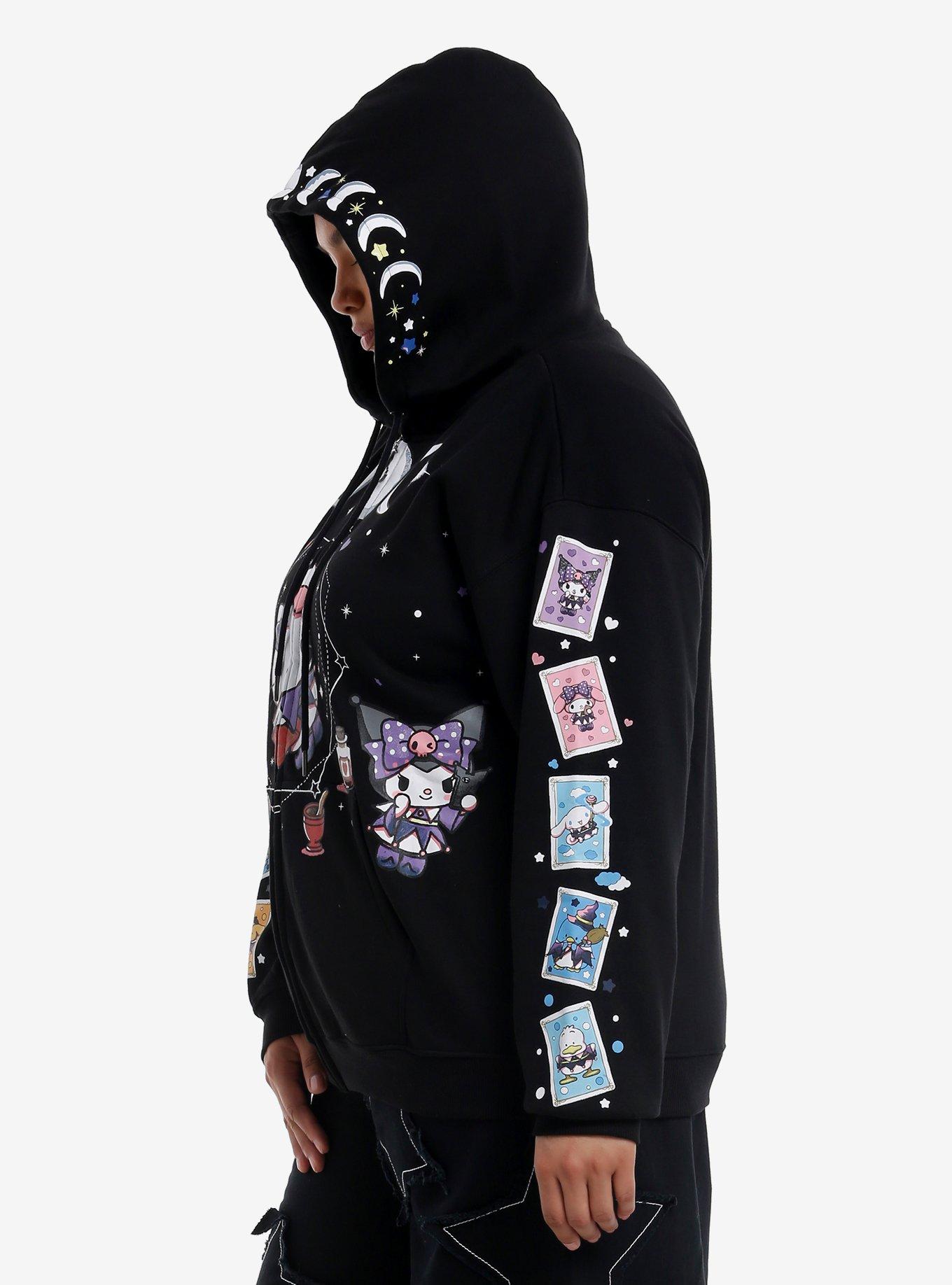 Hello Kitty Magic Card Girls Hoodie Plus