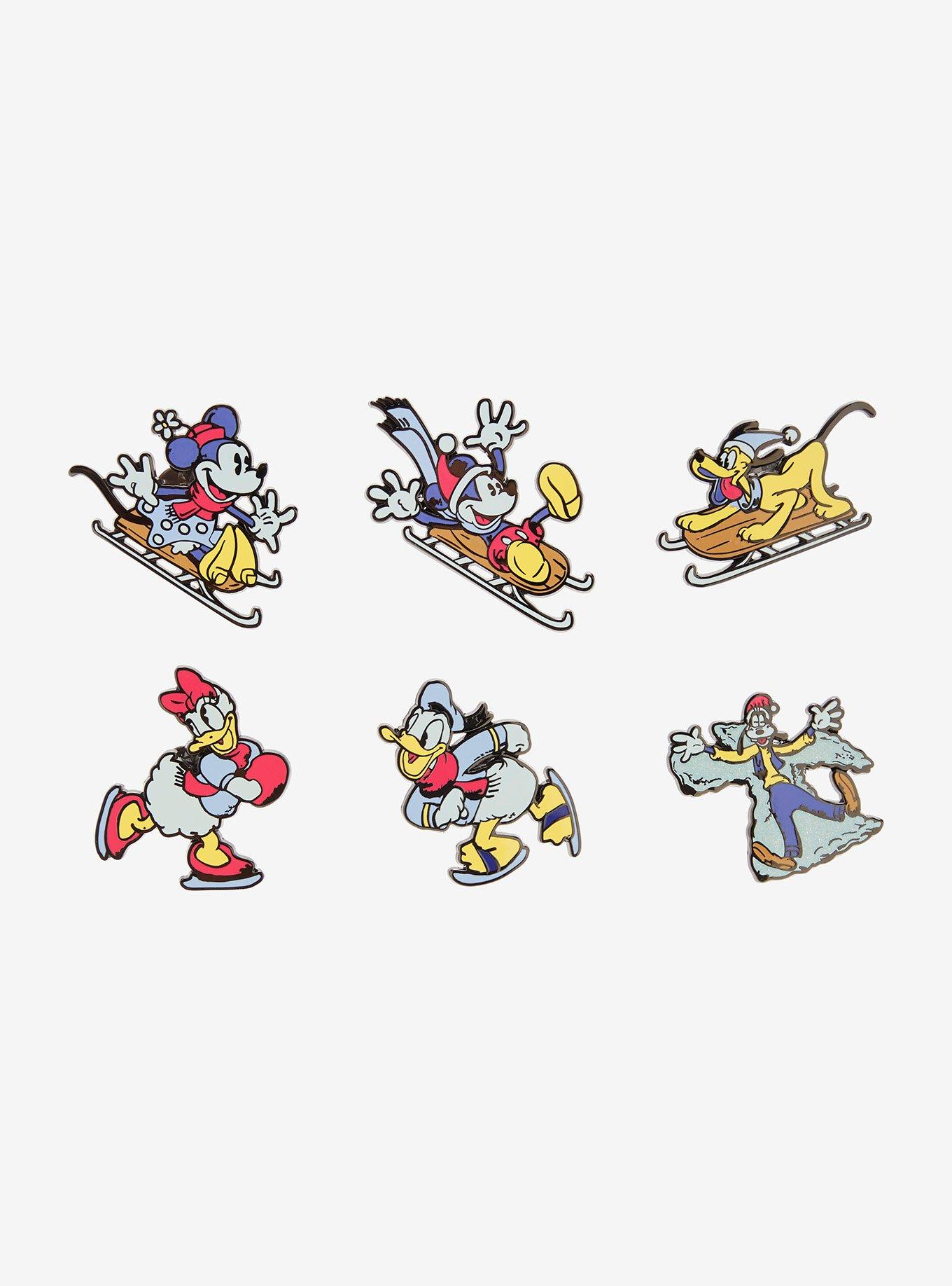 Loungefly Disney Mickey Mouse & Friends Winter Blind Box Enamel Pin, , alternate