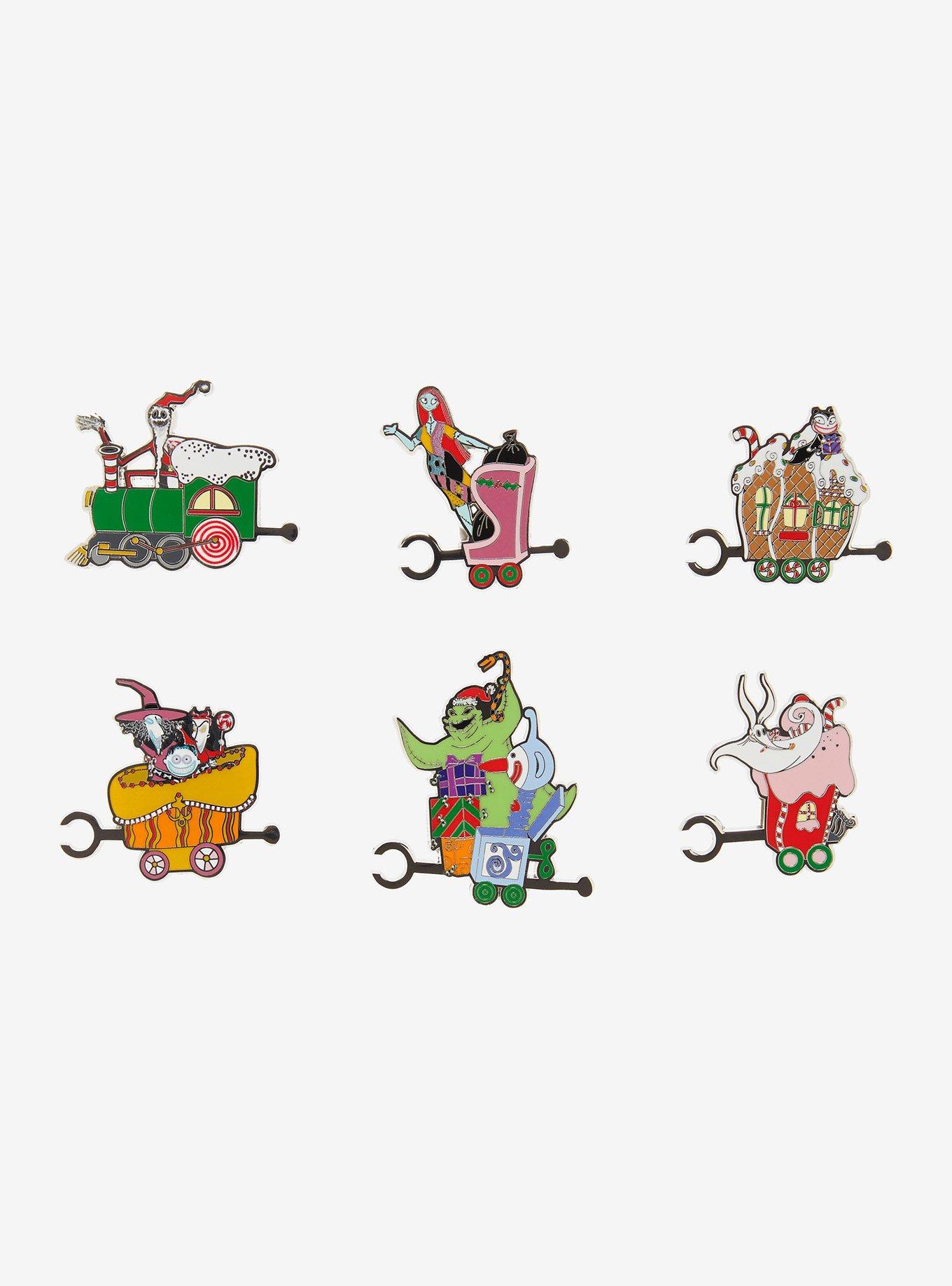 Loungefly The Nightmare Before Christmas Train Blind Box Enamel Pins, , alternate