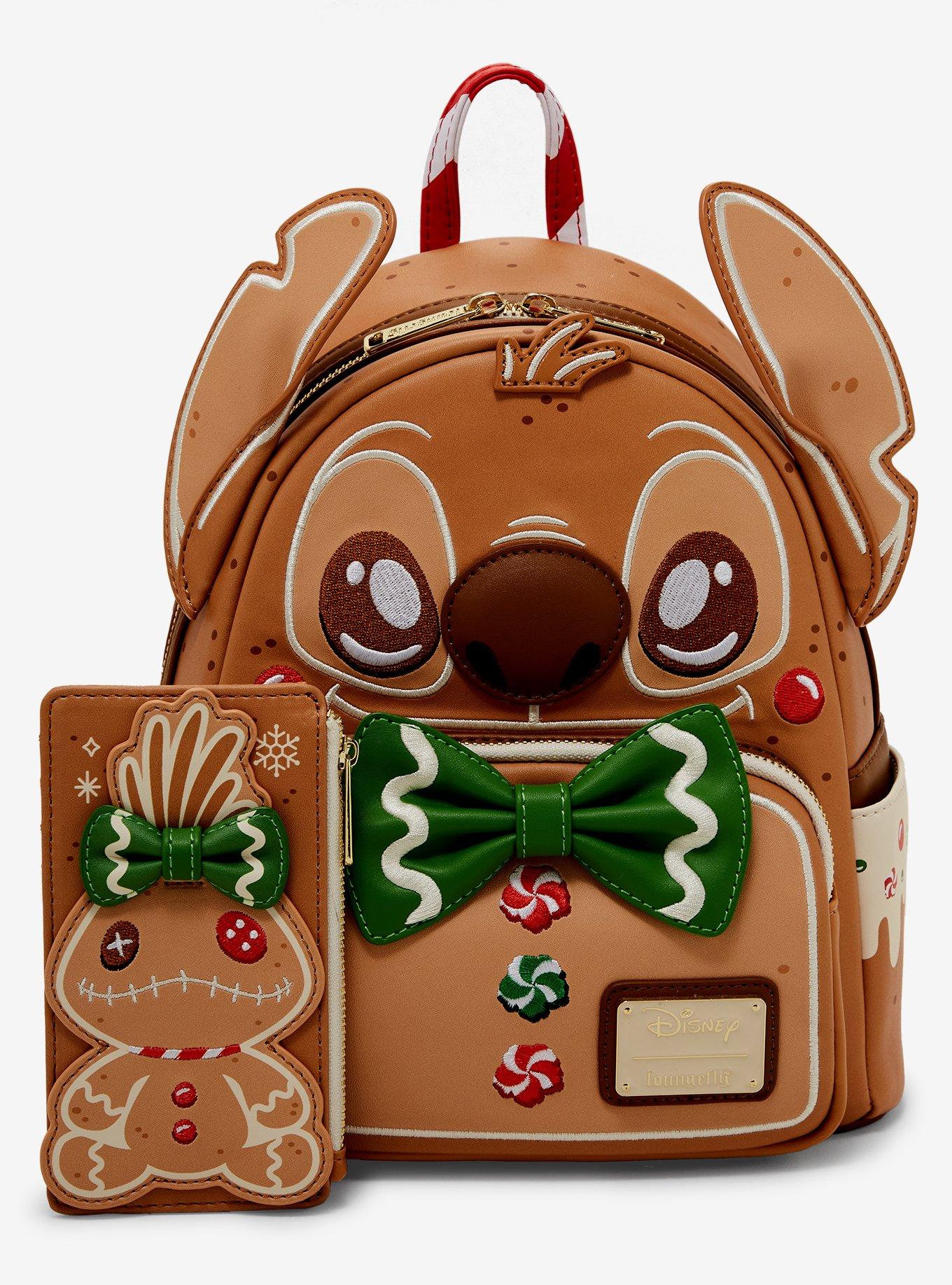 Loungefly Disney Lilo & Stitch Gingerbread Stitch Figural Scented Mini Backpack, , alternate