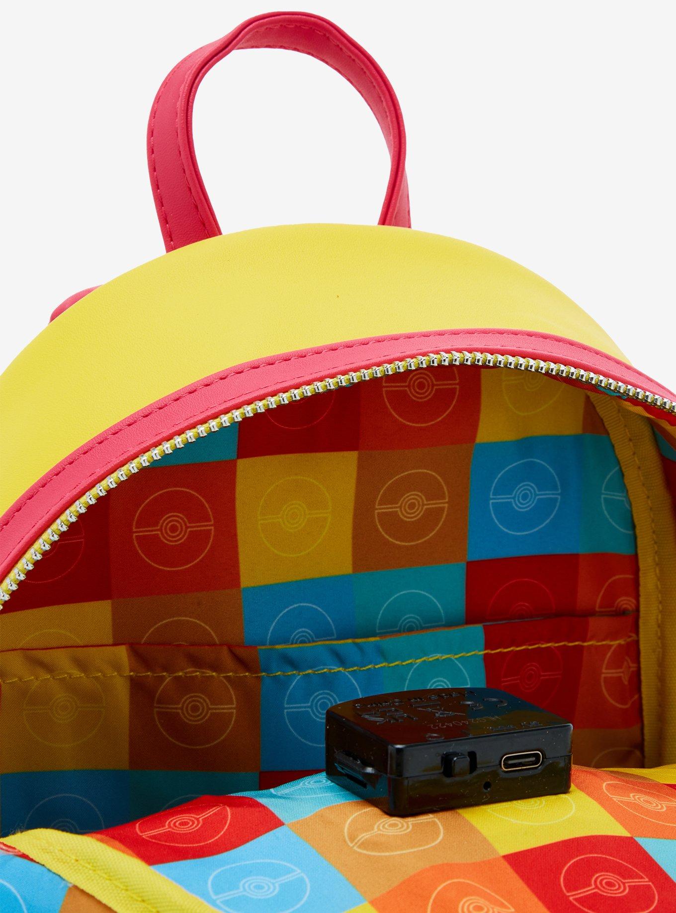 Loungefly Pok&eacute;mon Pikachu with Lights Mini Backpack, , alternate