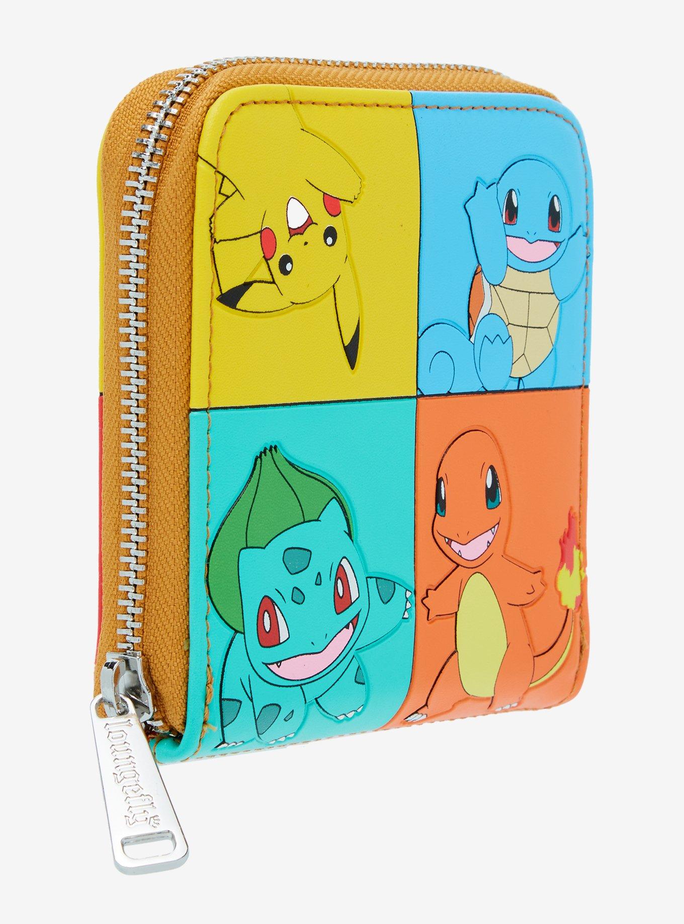 Loungefly Pokémon Color Block Small Zip Wallet, , alternate