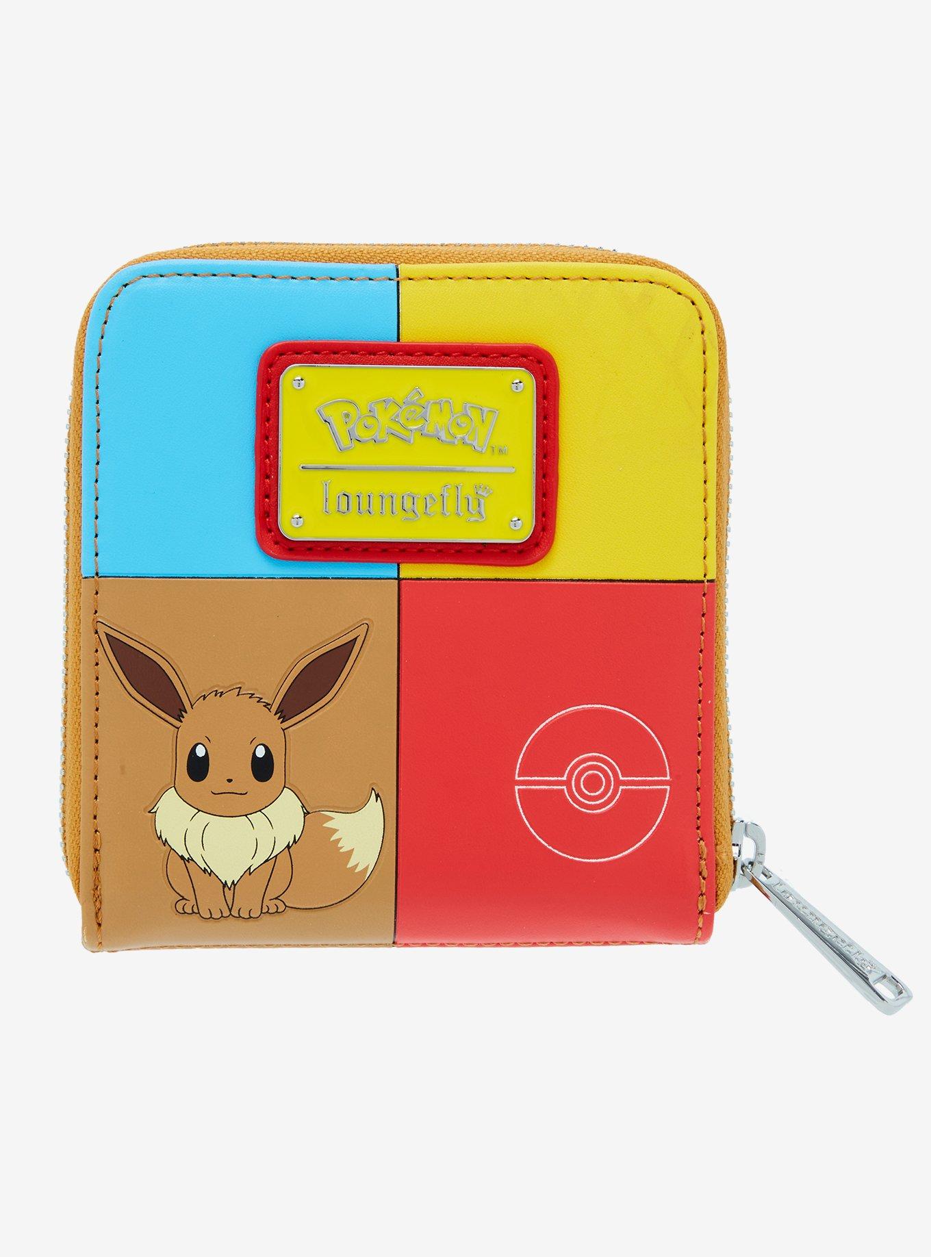 Loungefly Pokémon Color Block Small Zip Wallet, , alternate