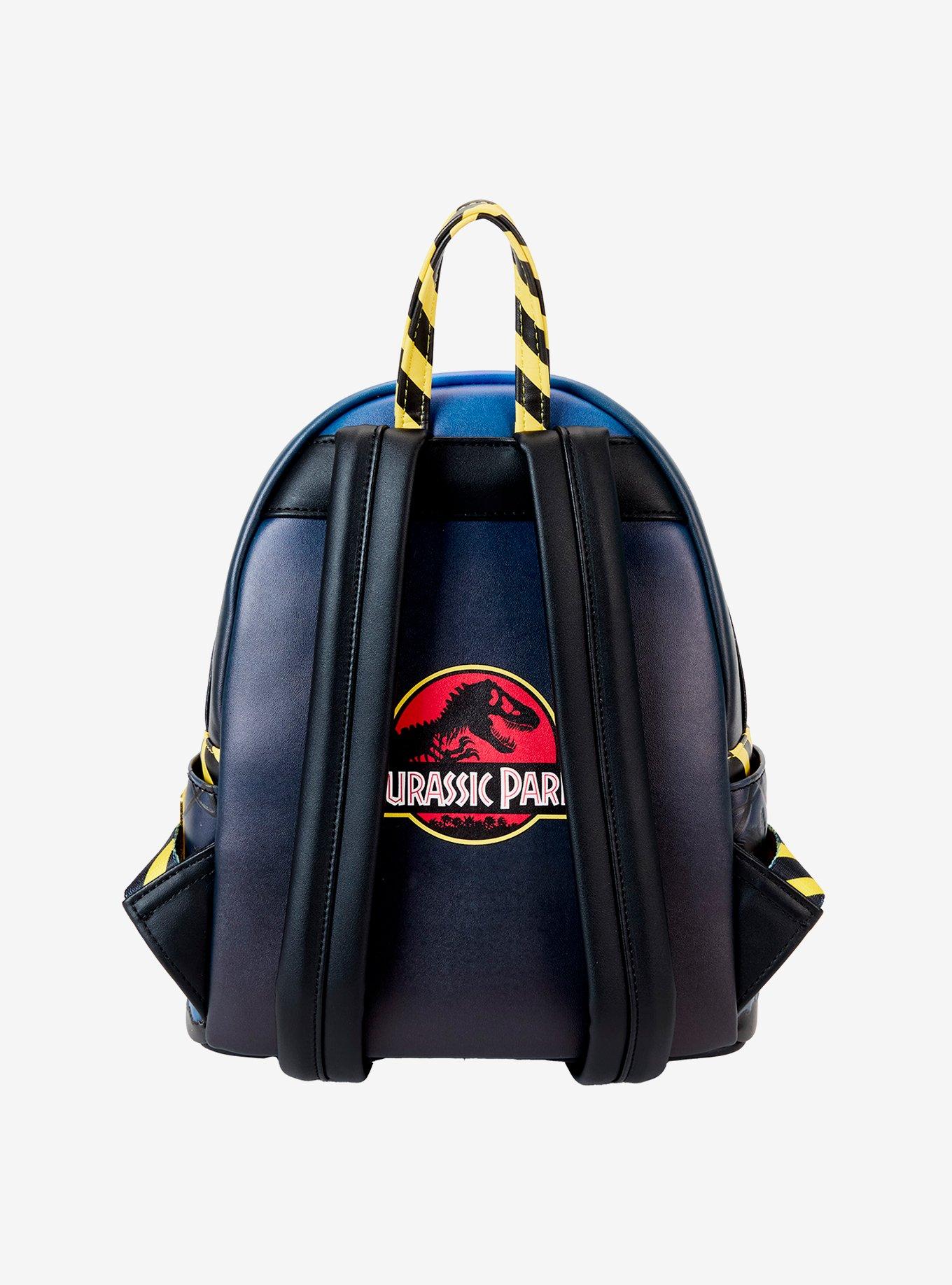 Loungefly Jurassic Park 30th Anniversary T-Rex Silhouette Glow-in-the-Dark Mini Backpack, , alternate