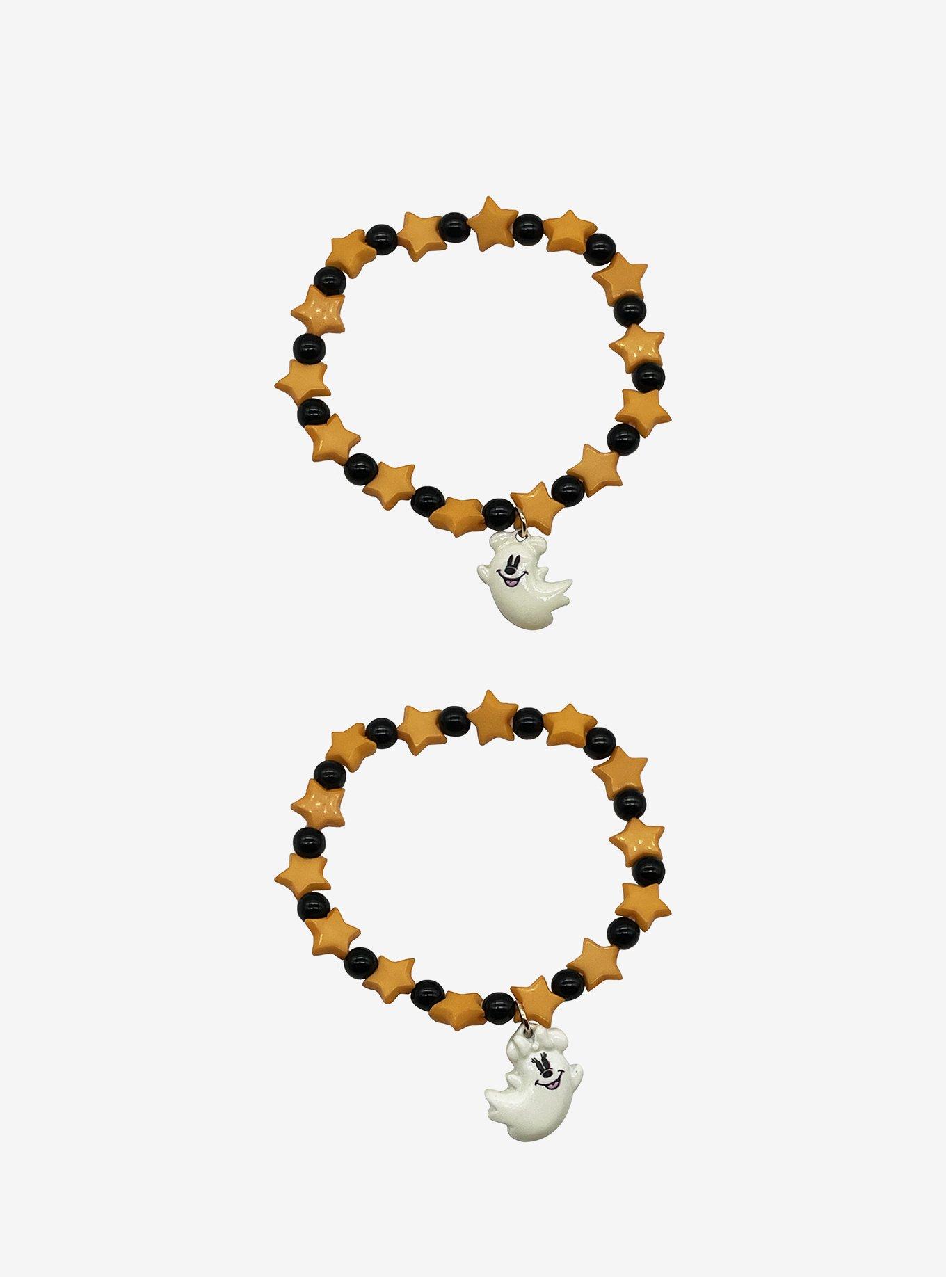 Her Universe Disney Mickey Mouse & Minnie Mouse Ghost Glow-In-The-Dark Best Friend Bracelet Set, , alternate