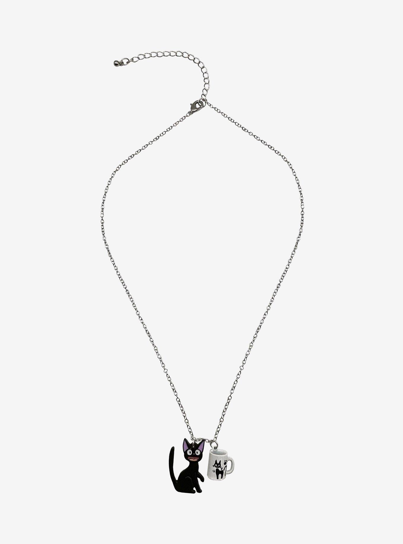 Studio Ghibli® Kiki's Delivery Service Jiji Mug Necklace, , alternate