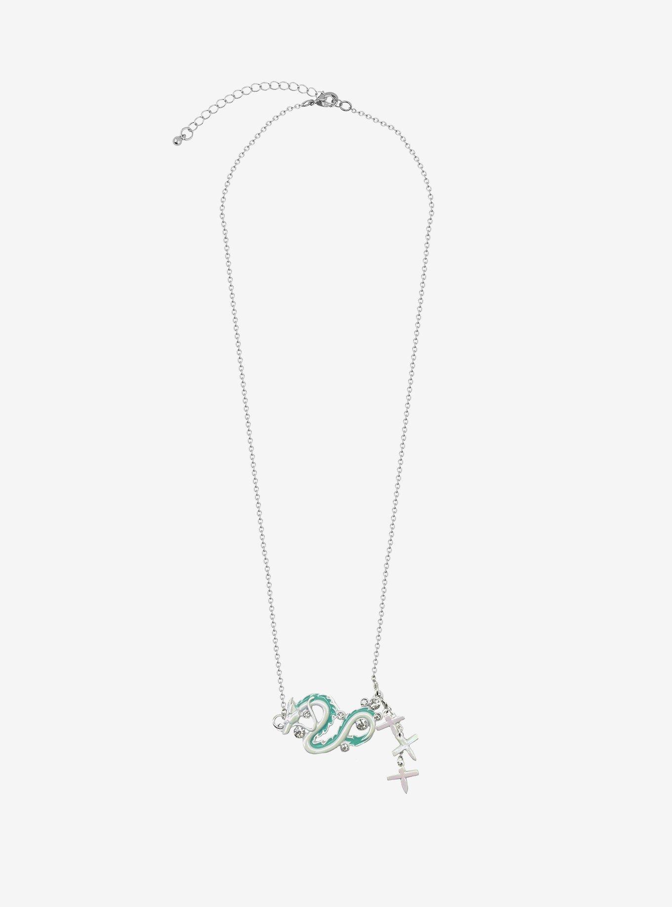 Studio Ghibli® Spirited Away Haku Flying Pendant Necklace, , alternate