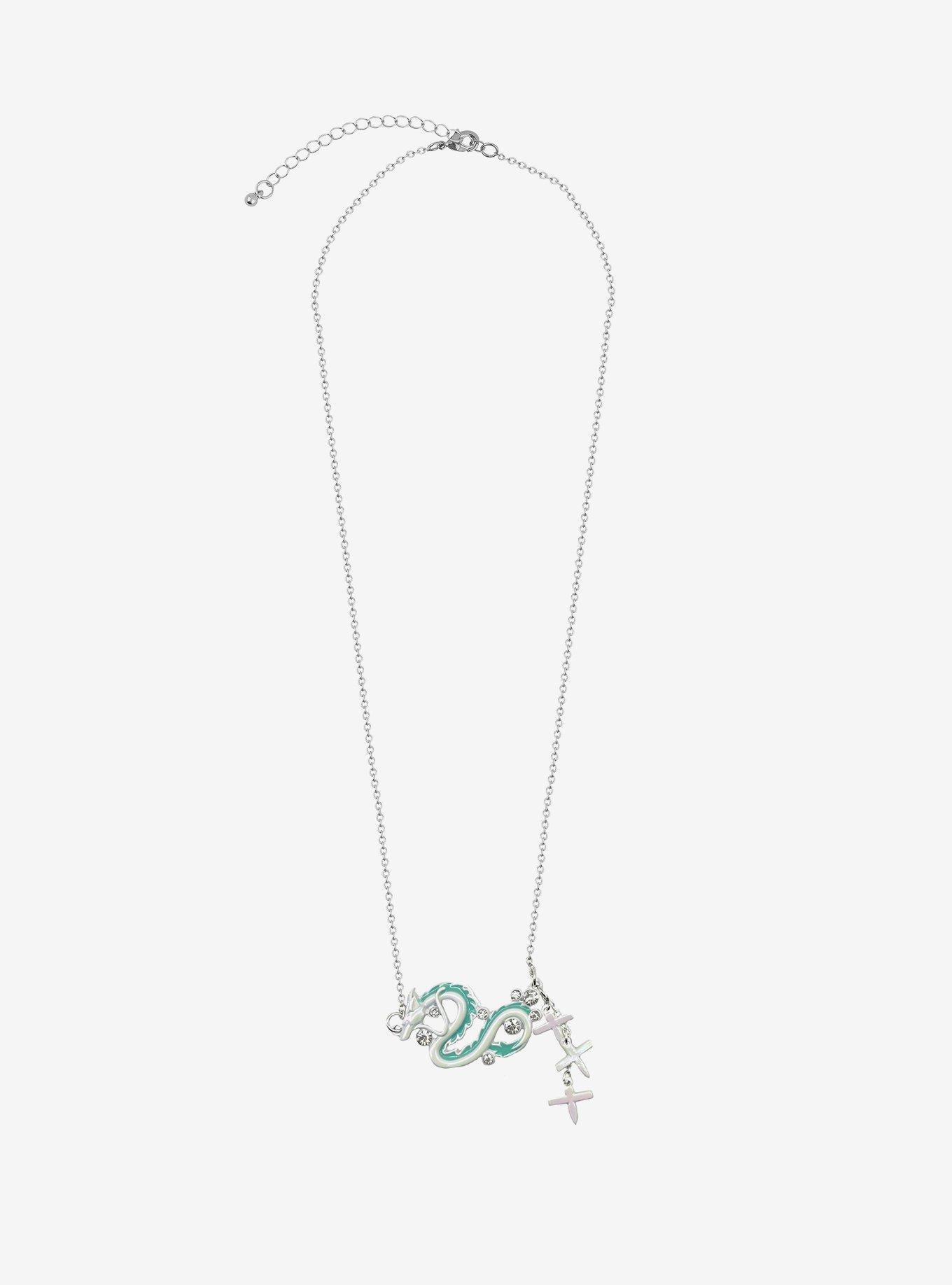 Studio Ghibli® Spirited Away Haku Flying Pendant Necklace, , hi-res