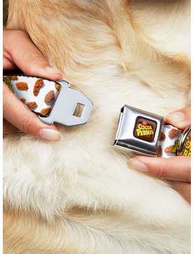 The Flintstones Cocoa Pebbles & Cereal Scattered Seatbelt Buckle Dog Collar, , hi-res