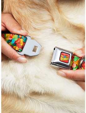 The Flintstones Fruity Pebbles Vivid Close Up Seatbelt Buckle Dog Collar, , hi-res