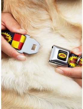 Beavis and Butt-Head Title Logo Checker Seatbelt Buckle Dog Collar, , hi-res