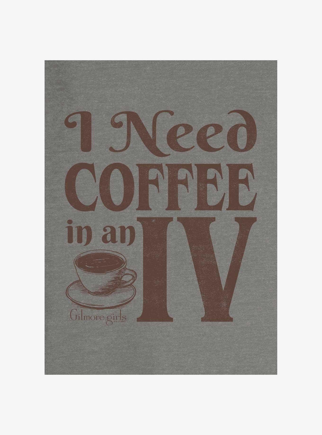 Gilmore Girls Need Coffee In An IV Girls Slouchy Sweatshirt, , hi-res