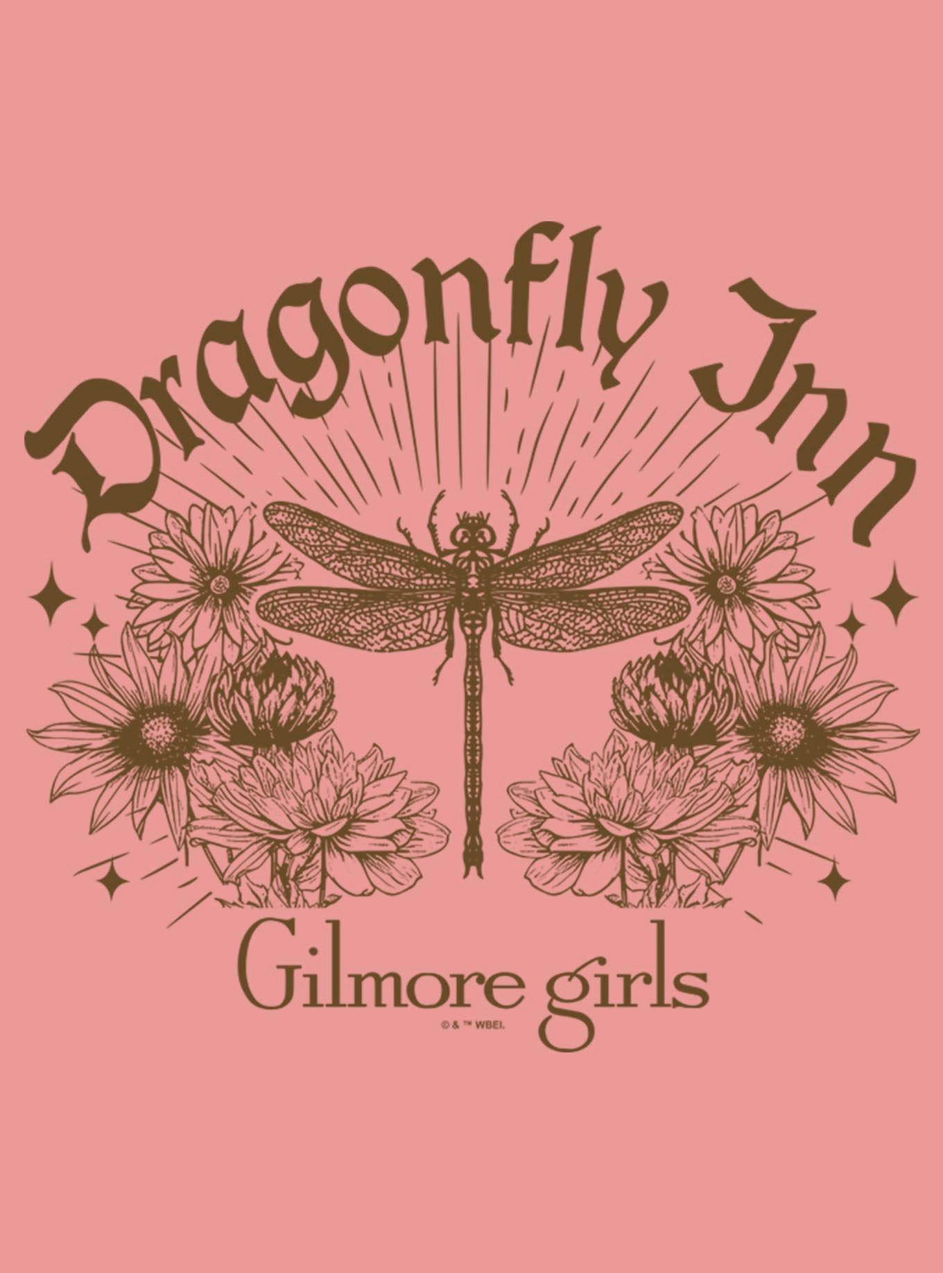 Gilmore Girls Dragonfly Inn Antique Girls Slouchy Sweatshirt, DESERTPNK, alternate
