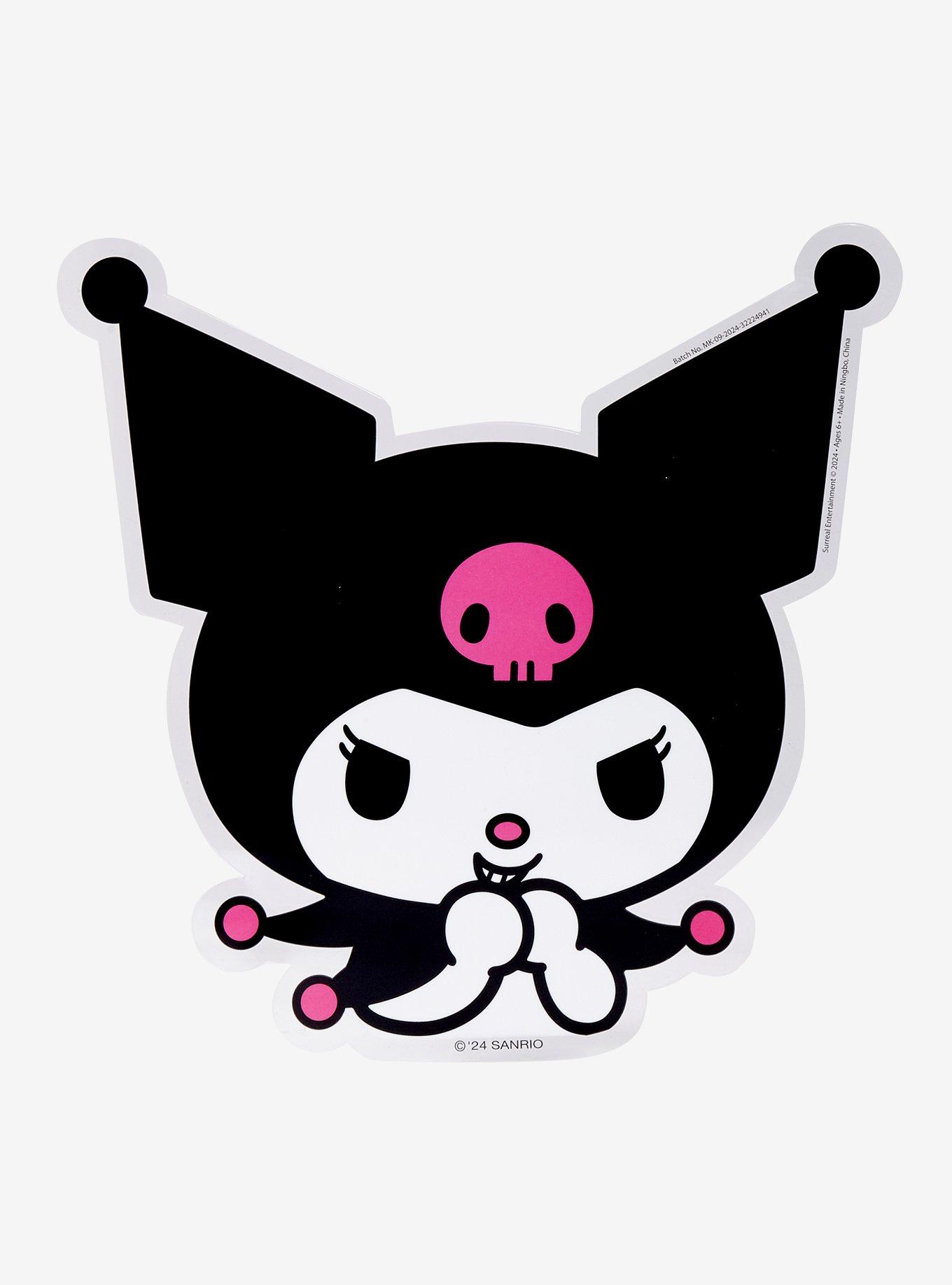 Sanrio Kuromi Smiling Auto Decal - BoxLunch Exclusive, , alternate