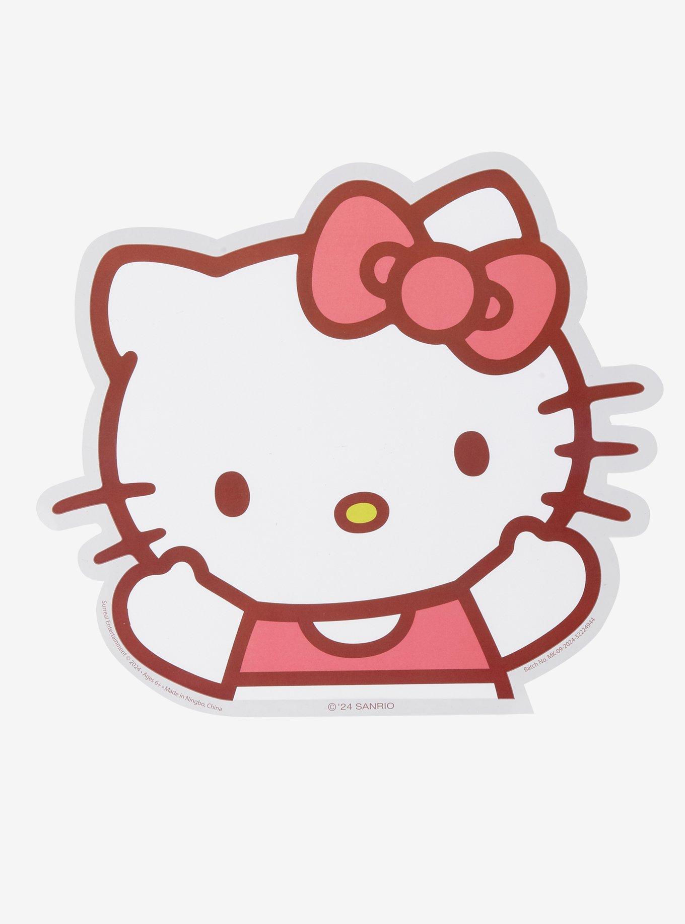 Sanrio Hello Kitty Waving Auto Decal - BoxLunch Exclusive, , hi-res