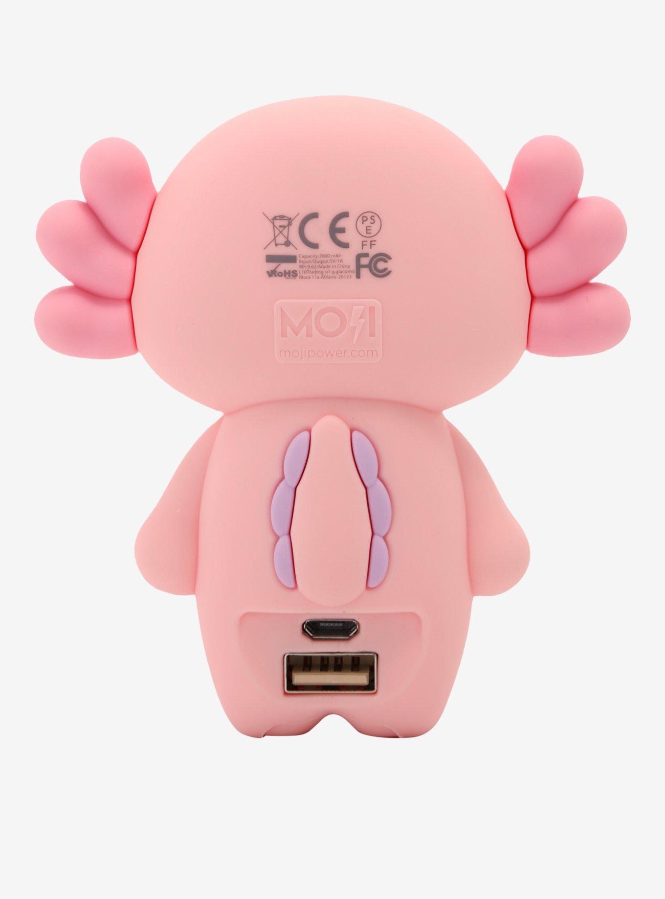 Mojipower Pink Axolotl Power Bank, , alternate