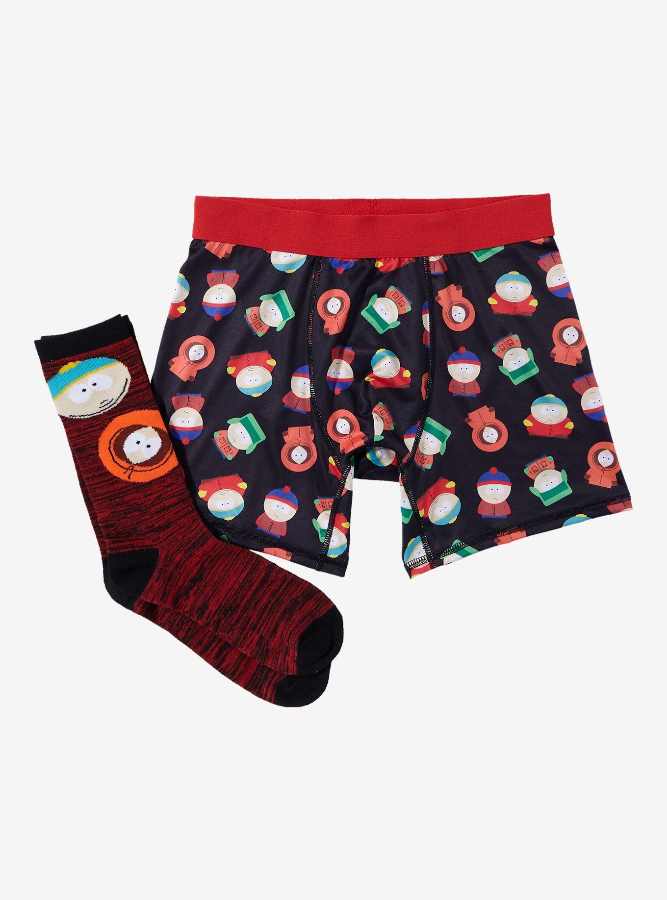 South Park Characters Boxer Briefs & Sock Set, MULTI, alternate