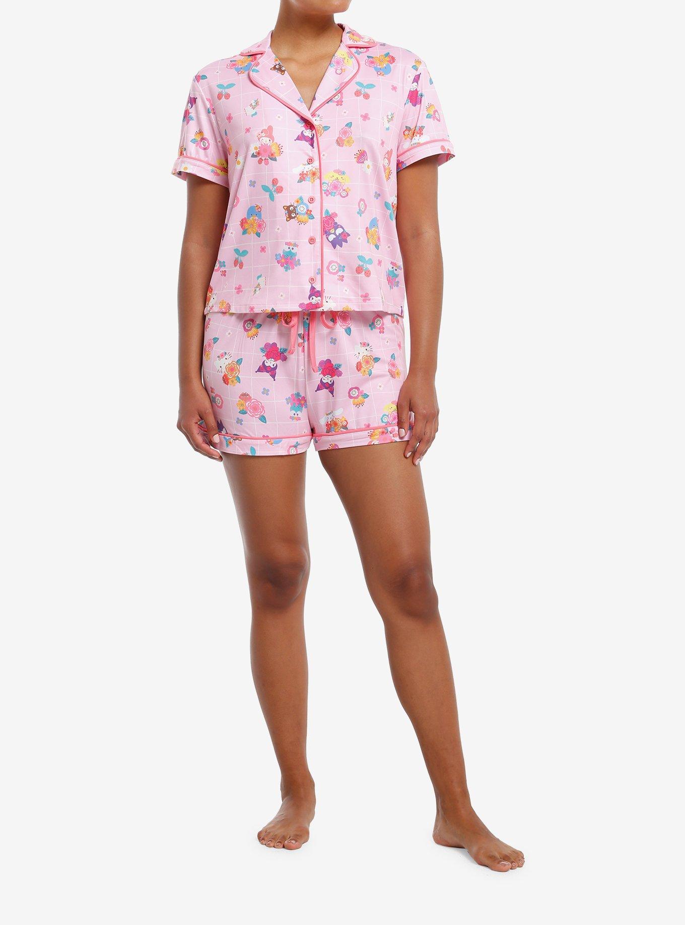 Hello Kitty And Friends Flowers Pajama Set, MULTI, alternate